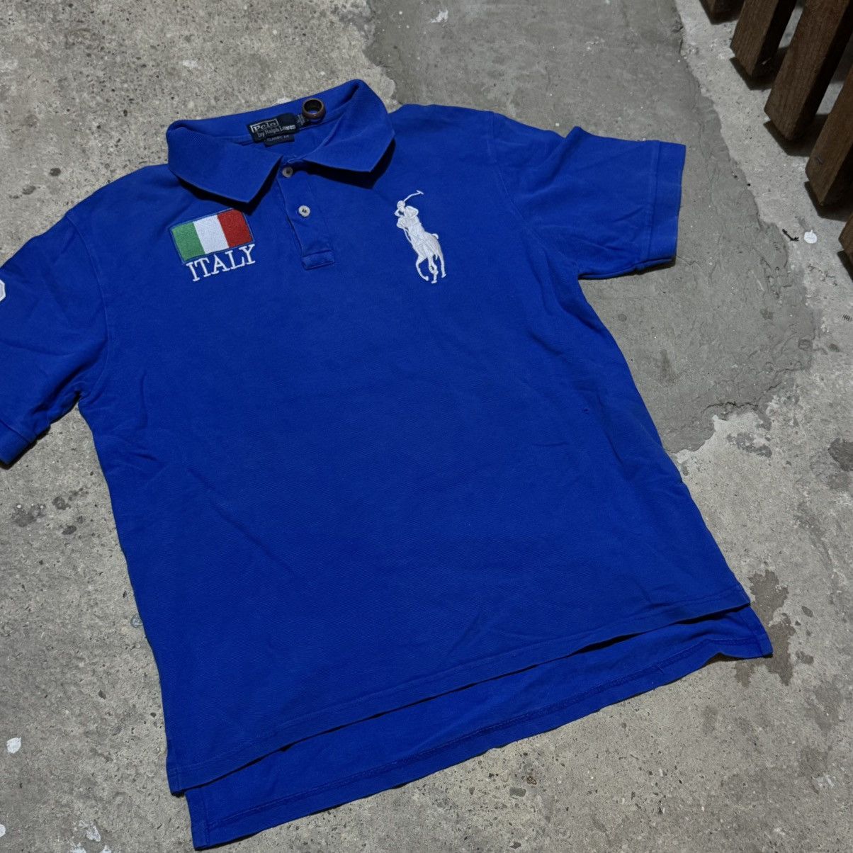 Polo Ralph Lauren × Ralph Lauren Vintage Polo Ralph Lauren y2k embroidered italy usa flag Size US L / EU 52-54 / 3 - 2 Thumbnail