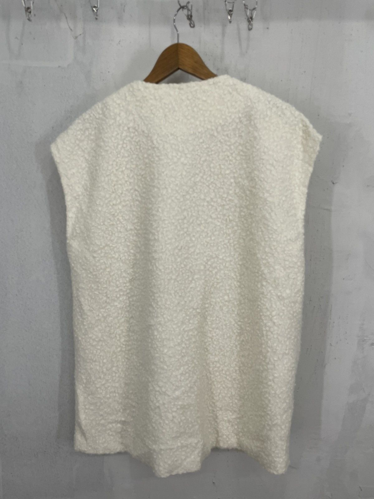Japanese Brand Re:EDIT Vest Sherpa Winter Size US M / EU 48-50 / 2 - 2 Thumbnail