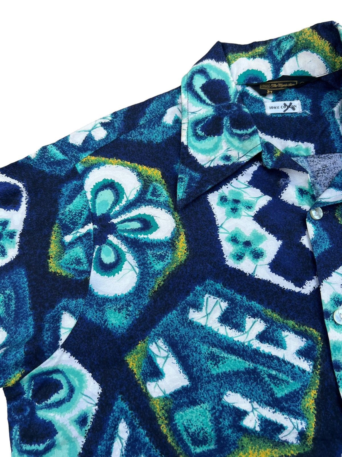 Sears Vintage 70s Sears Art Hawaiian Shirt Size US M / EU 48-50 / 2 - 11 Thumbnail