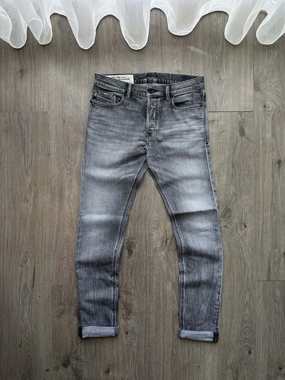 Diesel × Vintage Vintage Diesel Gray Denim Tepphar Pants Size US 31 - 7 Thumbnail