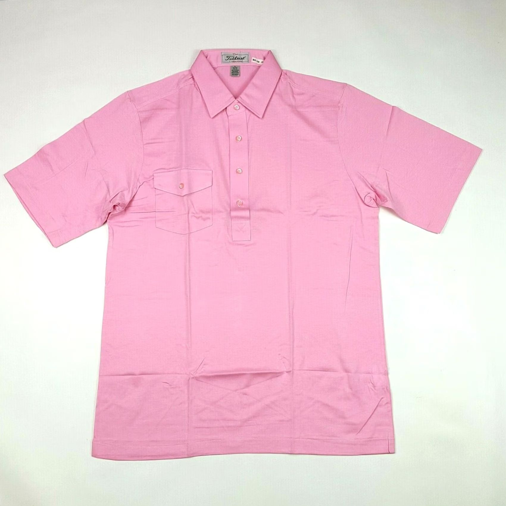Titleist Titleist Golf Mens Size Large Pink Short Sleeve Collar Polo Shirt Pullover Japan Size US L / EU 52-54 / 3 - 2 Thumbnail