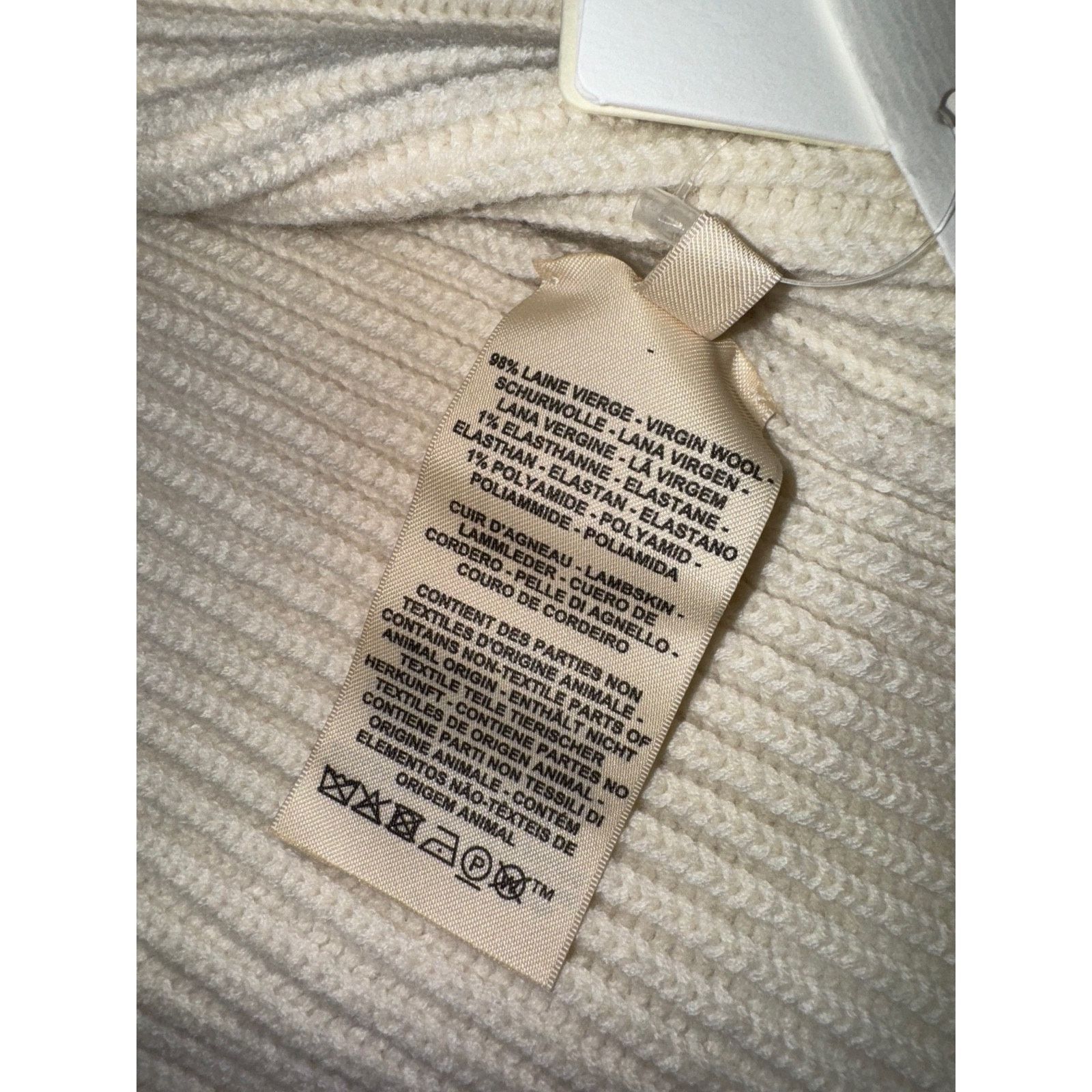 Hermes Zip Up Zipper Cardigan Sweater Wool Knit Jacket 38 Size XS / US 0-2 / IT 36-38 - 23 Thumbnail