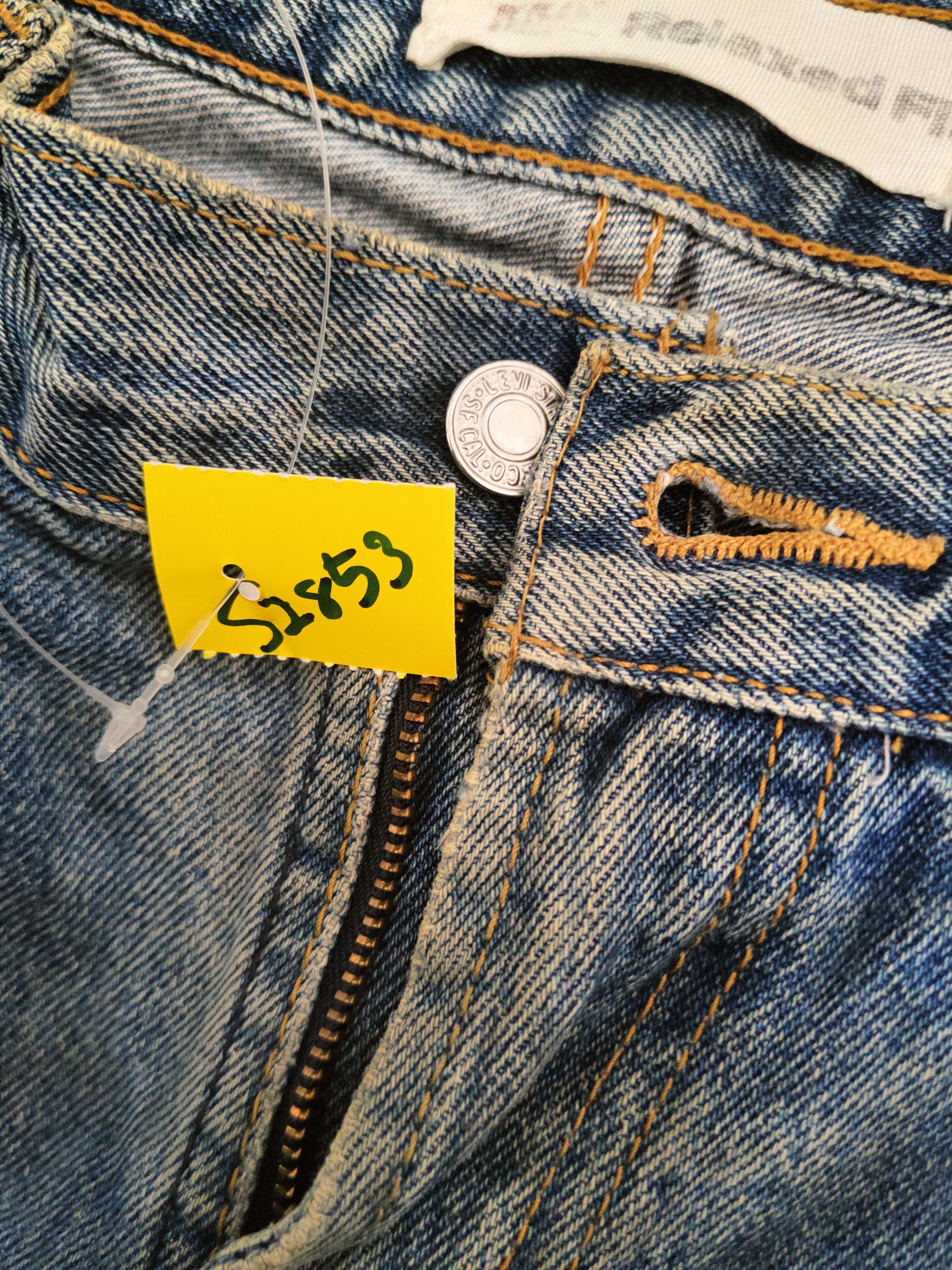 Levi's Levi's Blue Distressed Ripped Jeans #S2853 Size US 31 - 17 Thumbnail