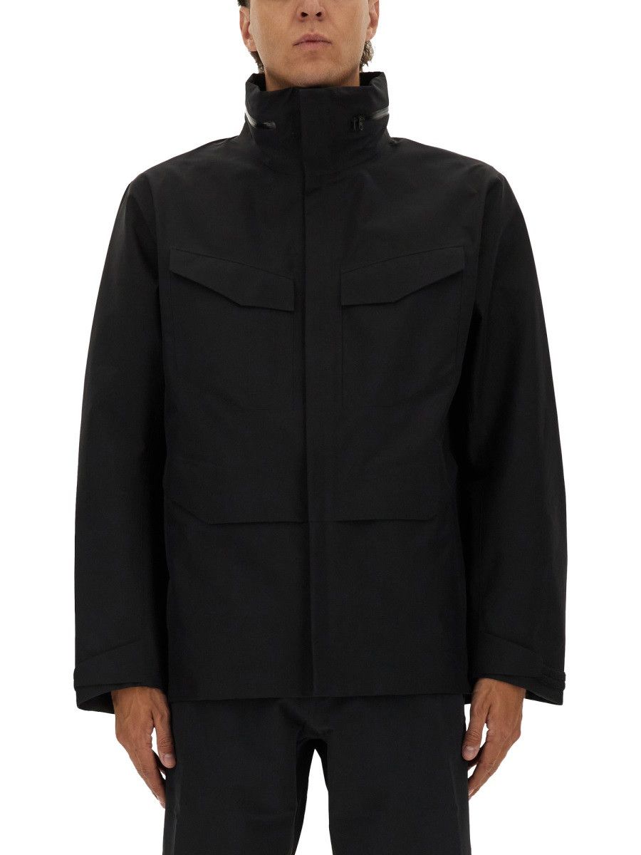 Veilance VEILANCE JACKET WITH FOLDABLE HOOD - BLACK Size US XL / EU 56 / 4 - 1 Thumbnail