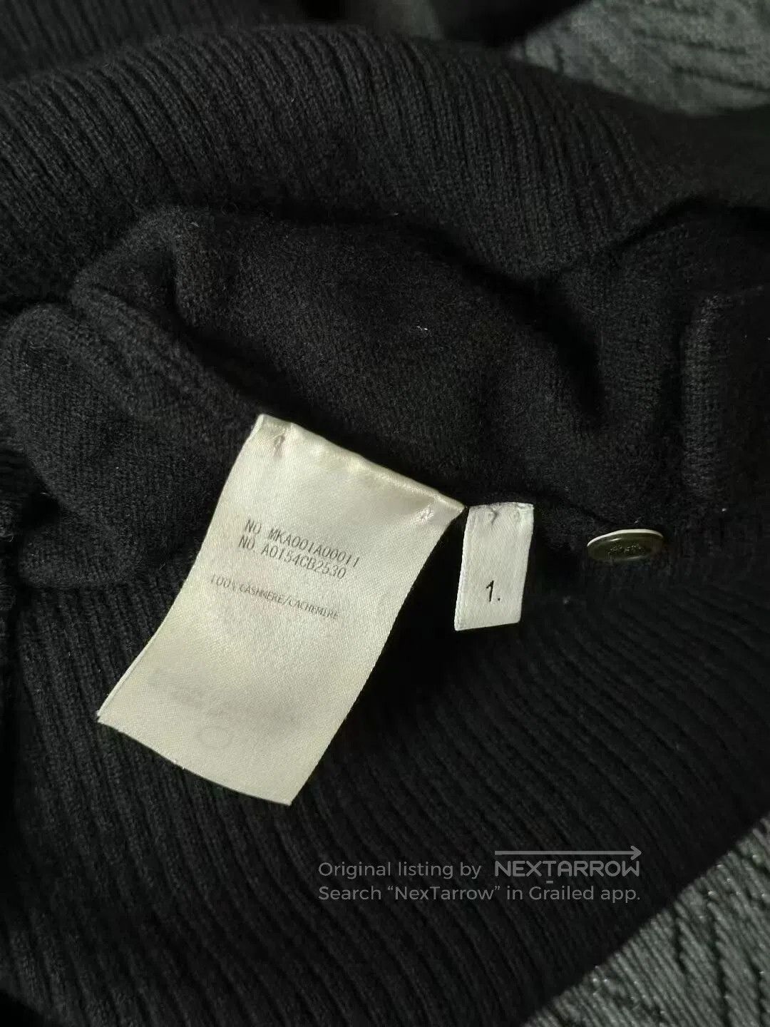 Thom Browne Thom Browne Limited Black Cashmere Sweater. Size US S / EU 44-46 / 1 - 3 Thumbnail