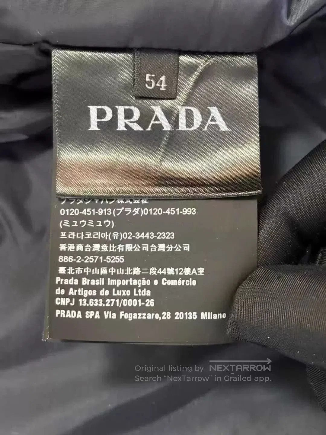 Prada navy blue wool pocket military coat. Size US L / EU 52-54 / 3 - 8 Thumbnail