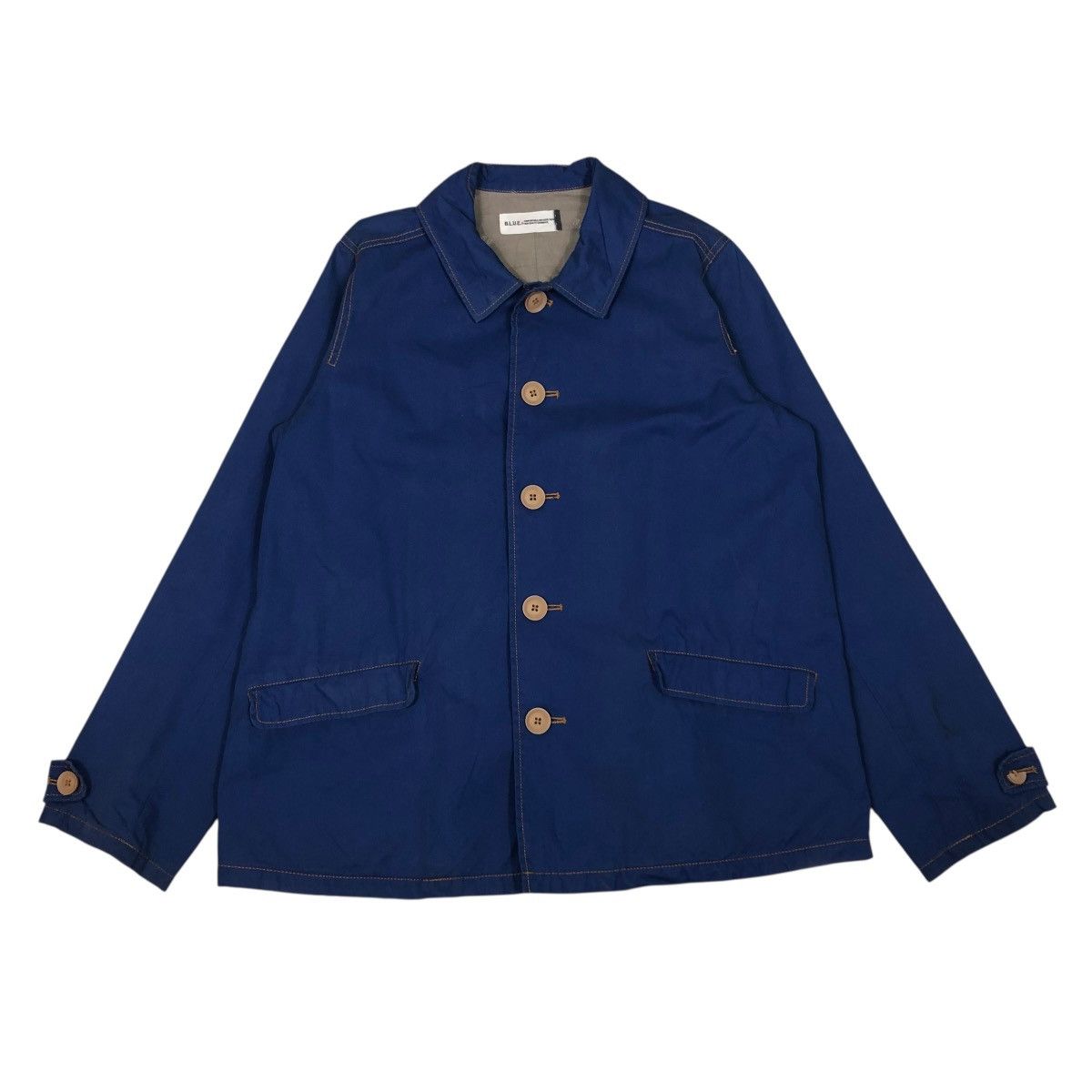 Blue Blue Japan 🔥VINTAGE CHORE WORK JACKET BLUE JAPAN Size US M / EU 48-50 / 2 - 1 Thumbnail