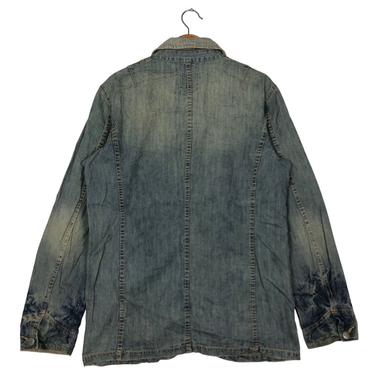 Blue Blue Japan 🔥Denim Work Jacket Blue Blue Made in Heaven Japan Size US L / EU 52-54 / 3 - 8 Thumbnail