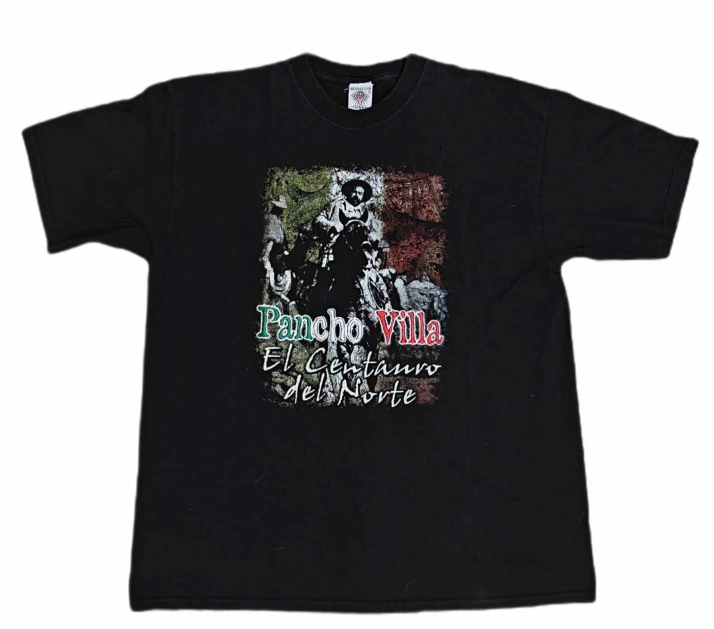 image of Band Tees x Mexicana Pancho Villa 90's Vintage Resurreccion Tag - T-Shirt Mexico in Nero (Size Larg