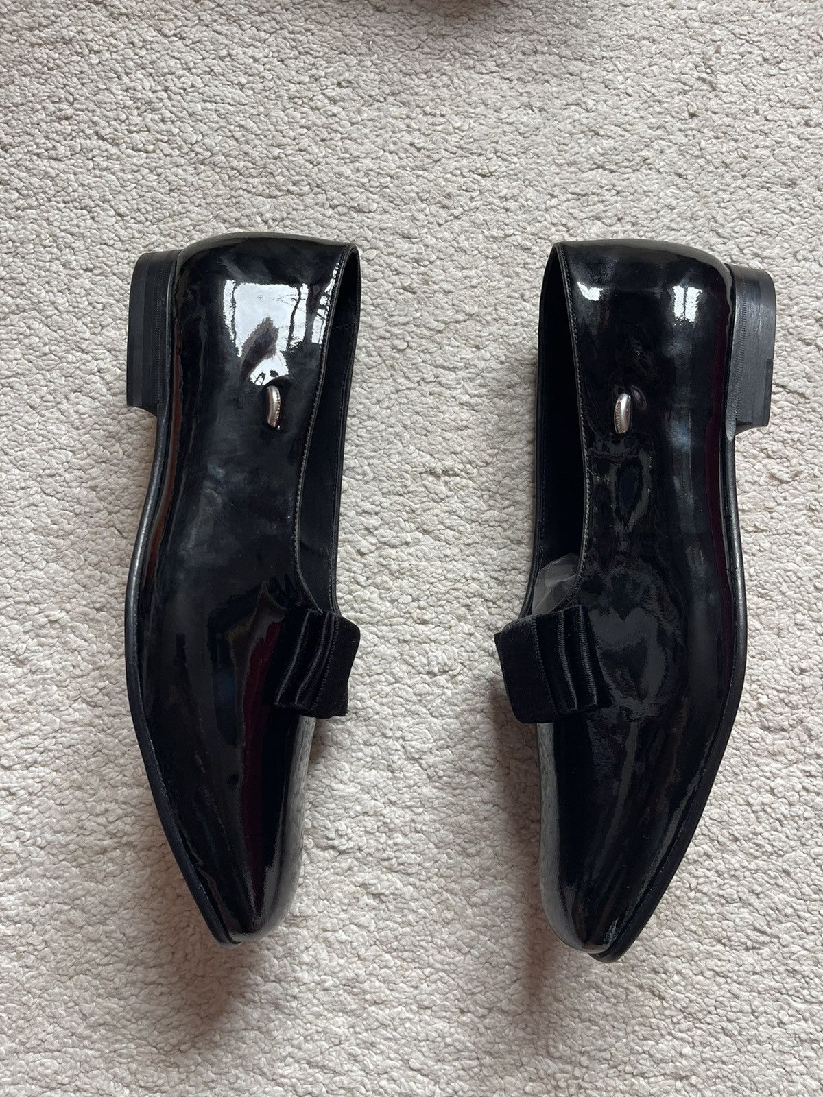 靴 CEREMONIAL SLIP ON BLACK PATENT LEATHER Our Legacy - Ceremonial Slip On Black Patent Leather
