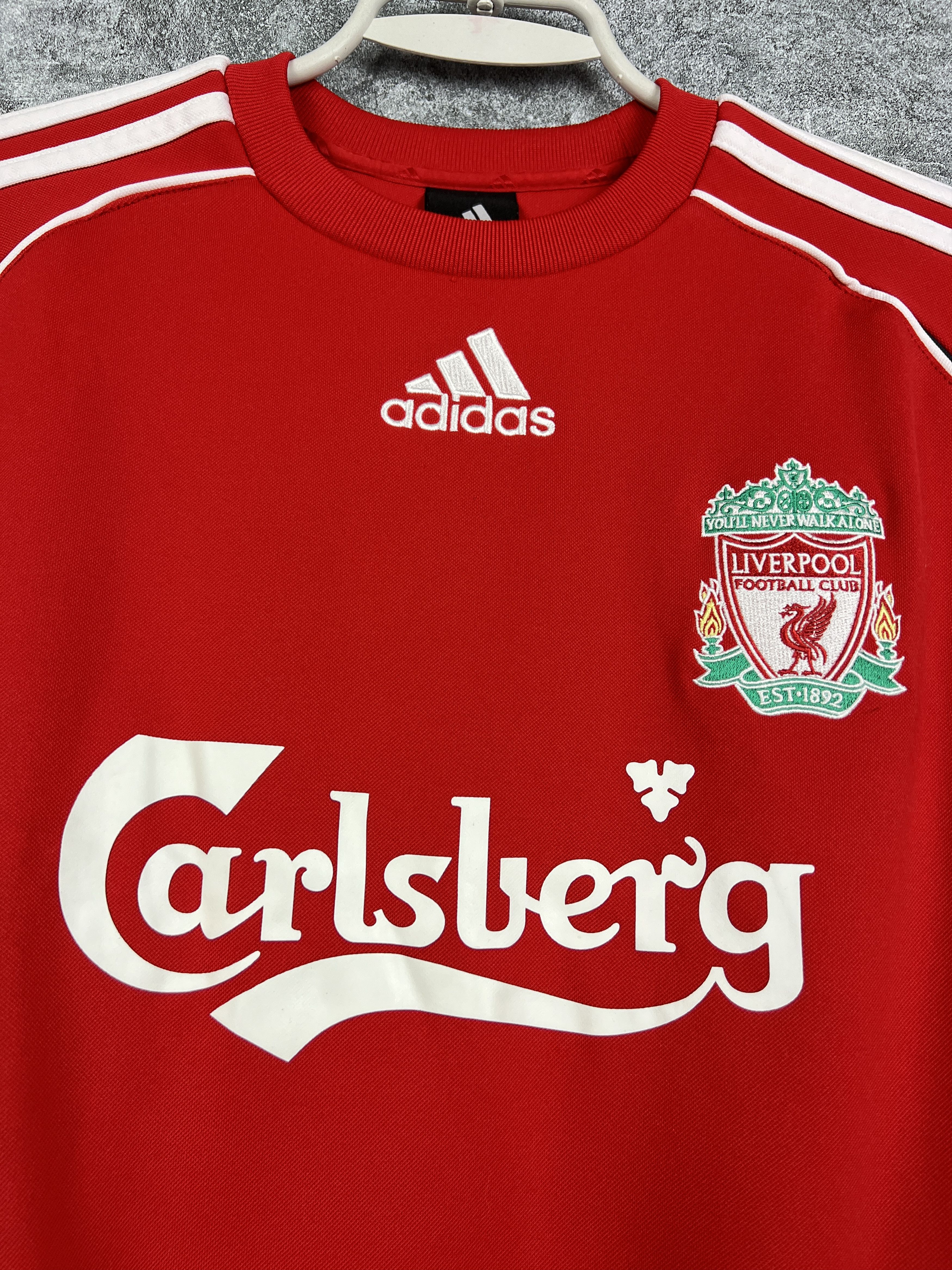 Adidas Liverpool Football Sweatshirt Soccer Crewneck Track Top Size US S / EU 44-46 / 1 - 3 Thumbnail