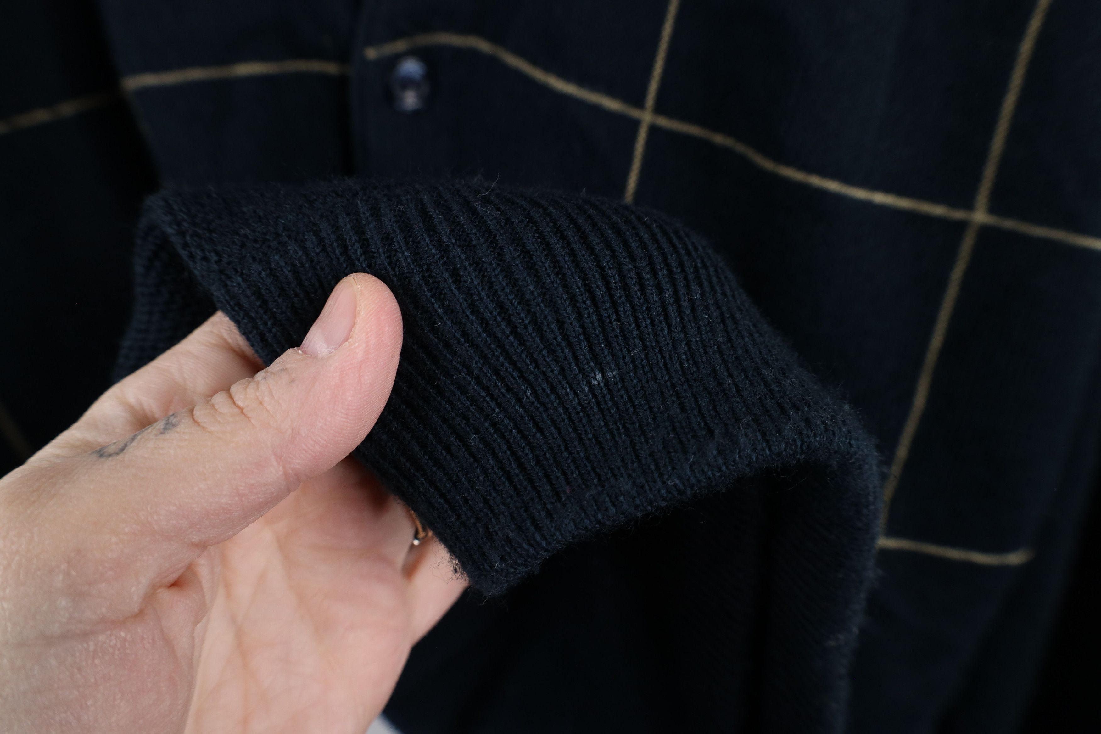 Vintage Vintage 90s Streetwear Button Cardigan Sweater Navy Blue Size US XL / EU 56 / 4 - 5 Thumbnail