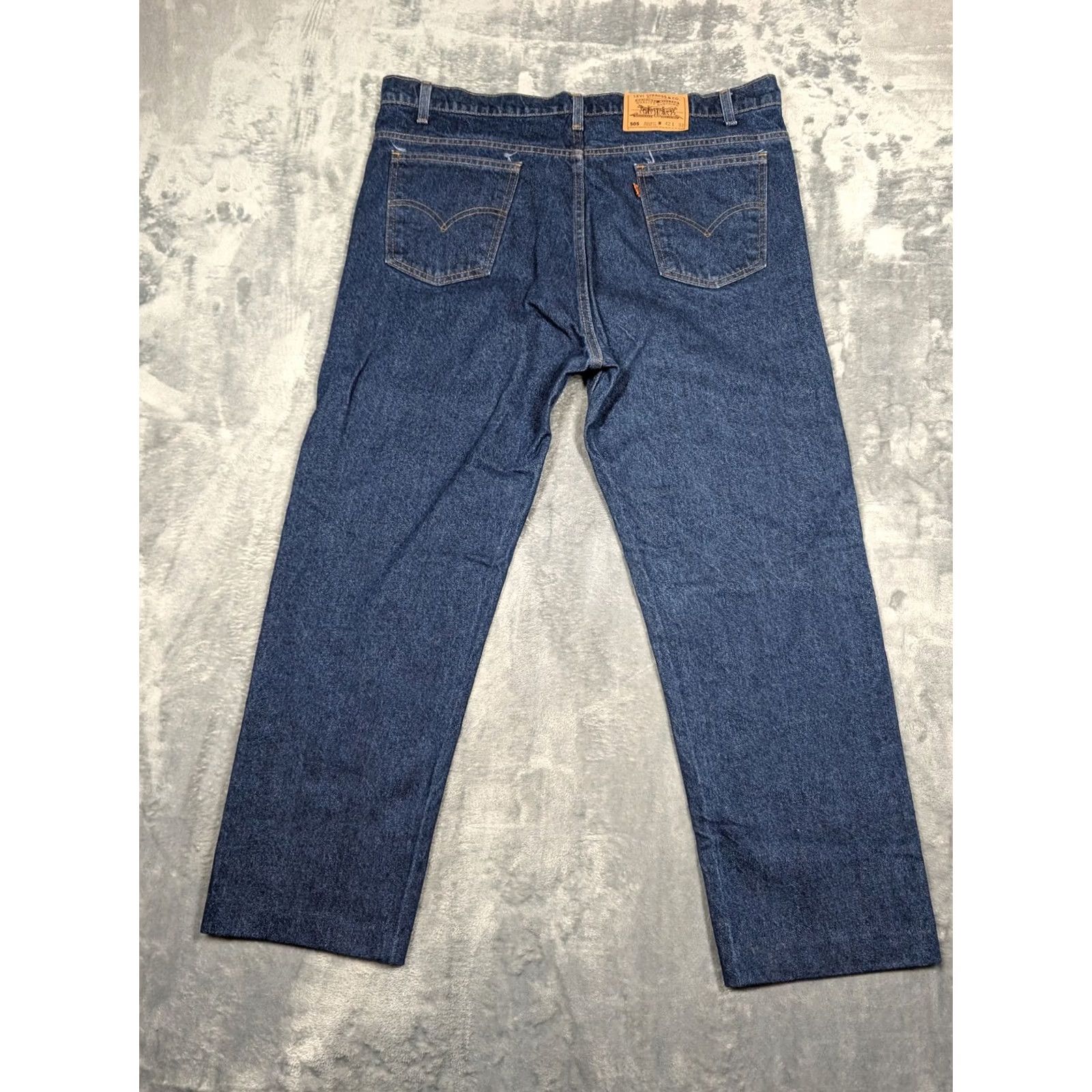 Levi's VINTAGE Levi's 505 Jeans Mens 42x32 Blue Denim Regular Fit Straight Leg USA 90s Mens Size US 42 / EU 58 - 7 Thumbnail
