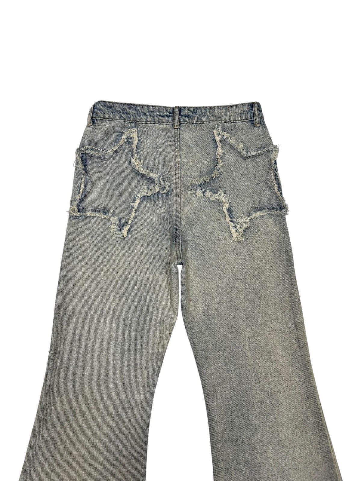 Heron Preston Heron Preston Star Embroidery Custom Made Flare Jeans Size US 28 / EU 44 - 5 Thumbnail
