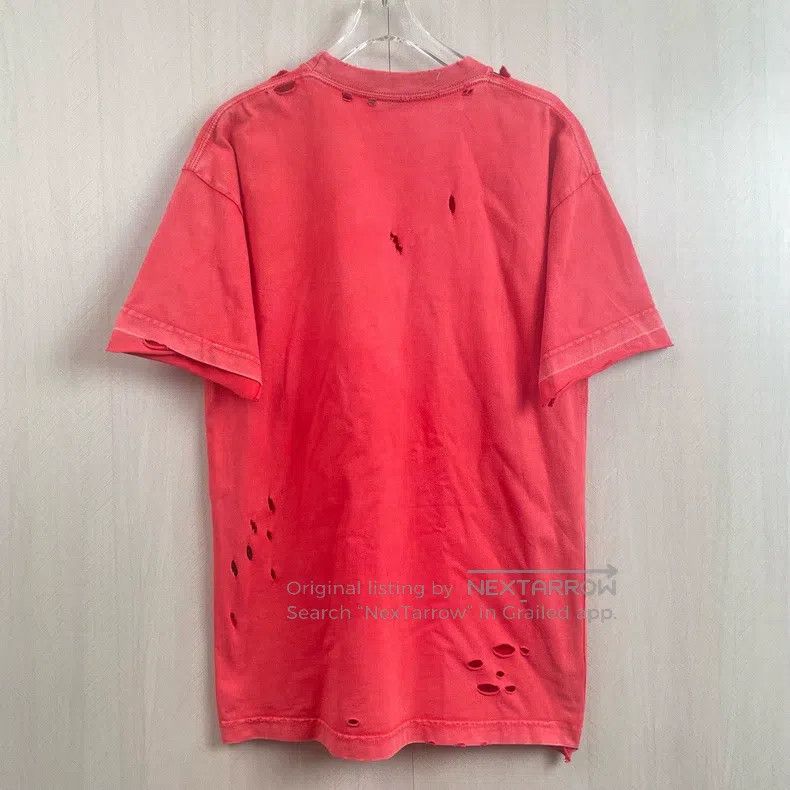 Balenciaga Balenciaga Distressed Hole Short Sleeve T-Shirt XS Size Size US XS / EU 42 / 0 - 3 Thumbnail