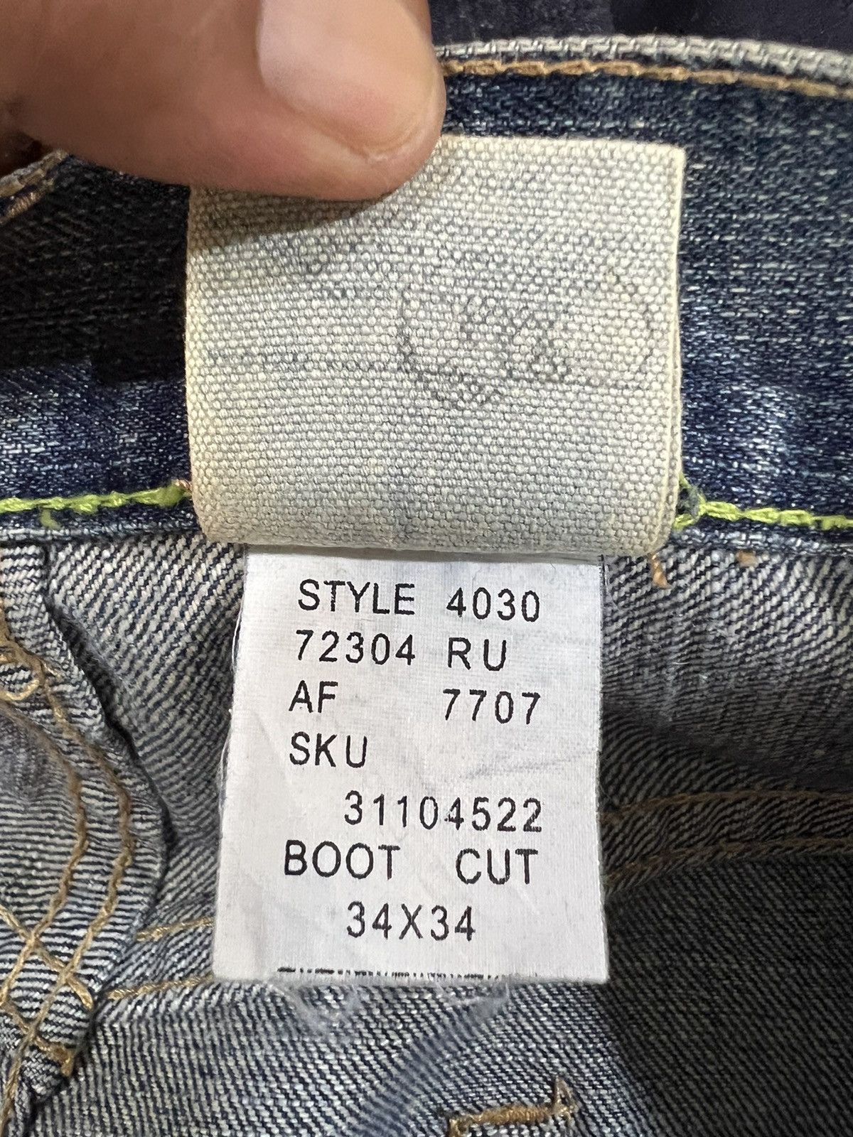 Abercrombie & Fitch 🔥Abercrombie & Fitch Boot Cut Distressed Denim Size US 36 / EU 52 - 21 Thumbnail