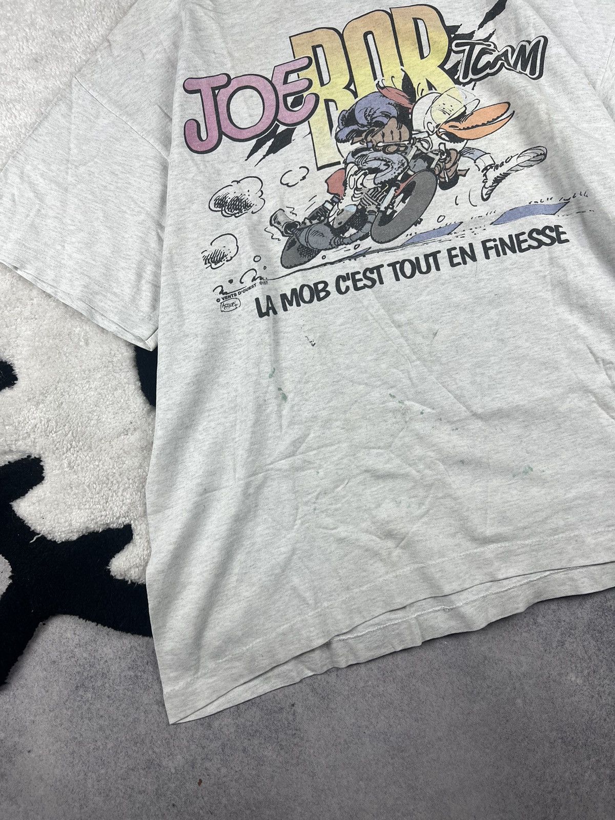 Vintage Vintage Joe Bar Team 90s Motorcycle Racing Y2K Tee Shirt Size US XL / EU 56 / 4 - 5 Thumbnail