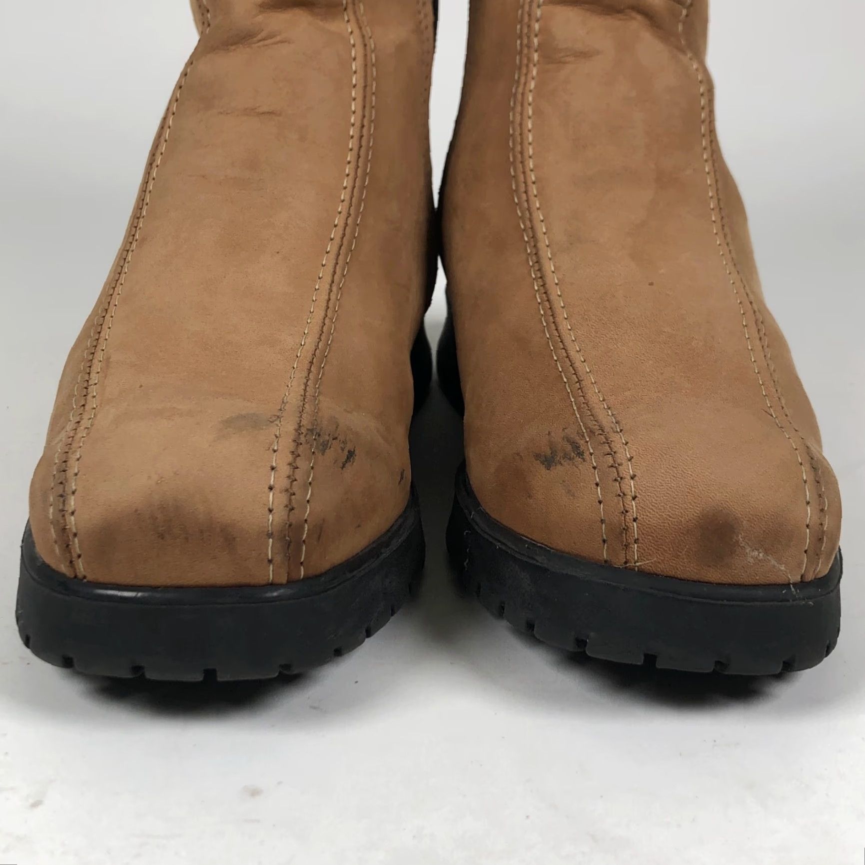 Vintage VINTAGE Martino Boots Womens Brown Leather Shearling Lined Zip Mid-Calf D Width 9.5 Size US 10 / IT 40 - 3 Thumbnail