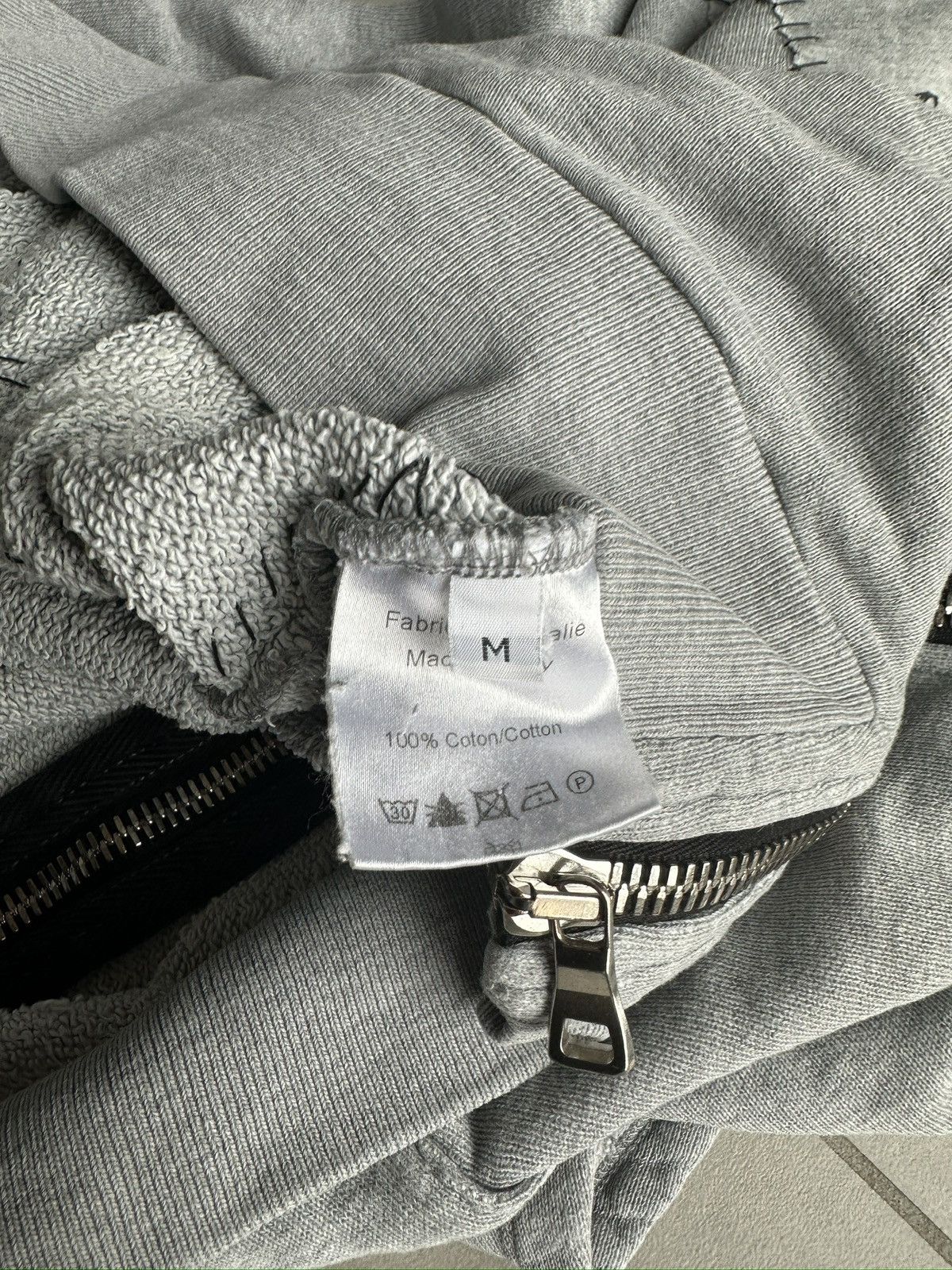 Balmain Balmain Homme SS11 distressed graffiti hoodie Size US M / EU 48-50 / 2 - 12 Thumbnail
