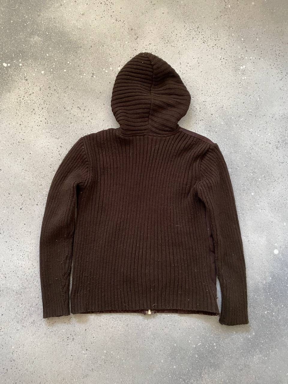 Dolce & Gabbana D&G Dolce & Gabbana Vintage Brown Knit Zip Sweatshirt Jacket Size M / US 6-8 / IT 42-44 - 6 Thumbnail