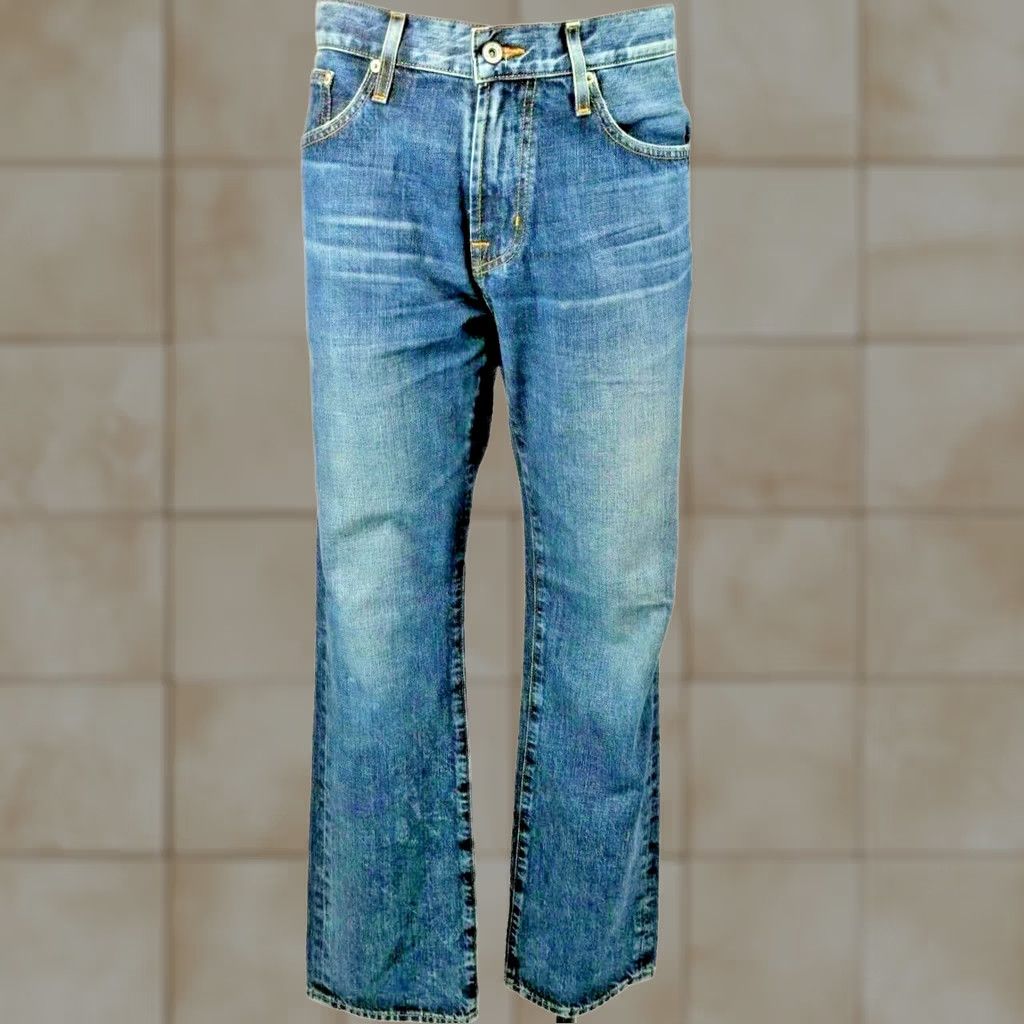 Vintage BIG STAR Jeans Union Regular Straight Medium Wash 32x32 Denim Men Distressed Stars 90s Style Vintage? No N/A Size US 32 / EU 48 - 1 Thumbnail