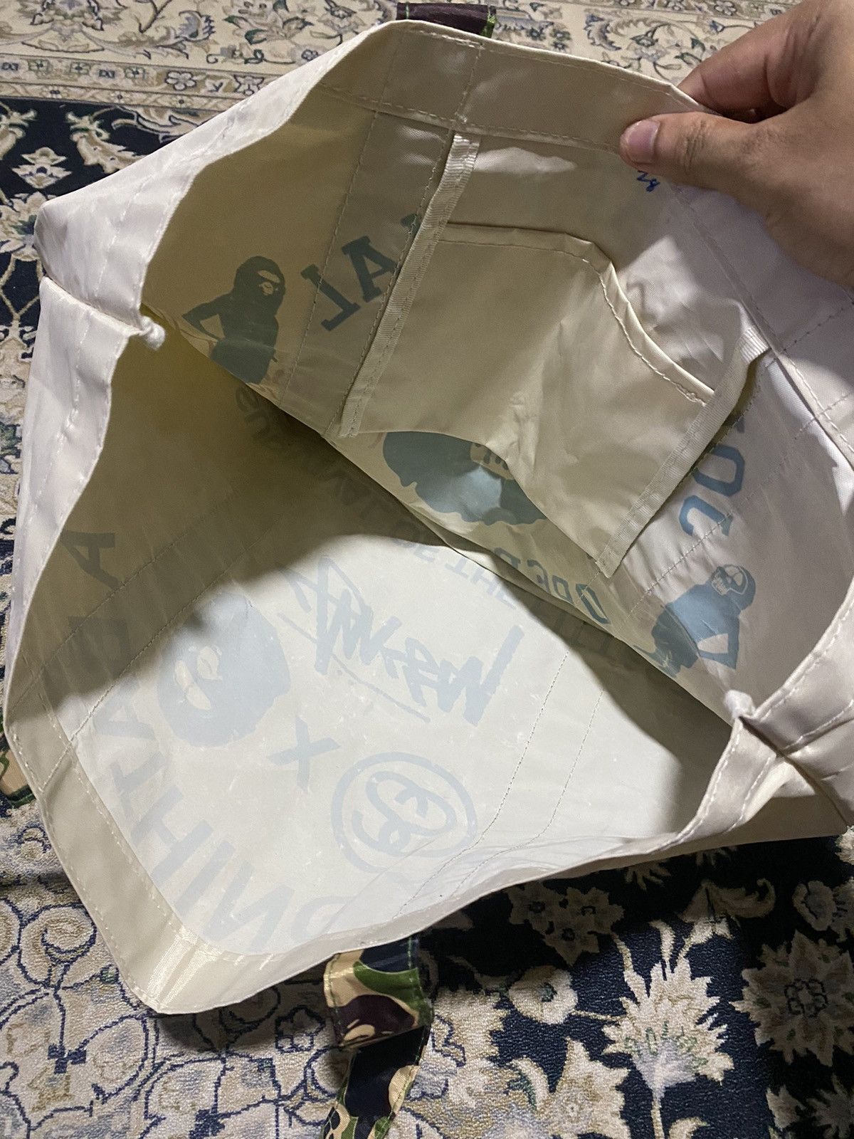 Bape × Stussy Bape x Stussy Tote Bag Size ONE SIZE - 8 Thumbnail