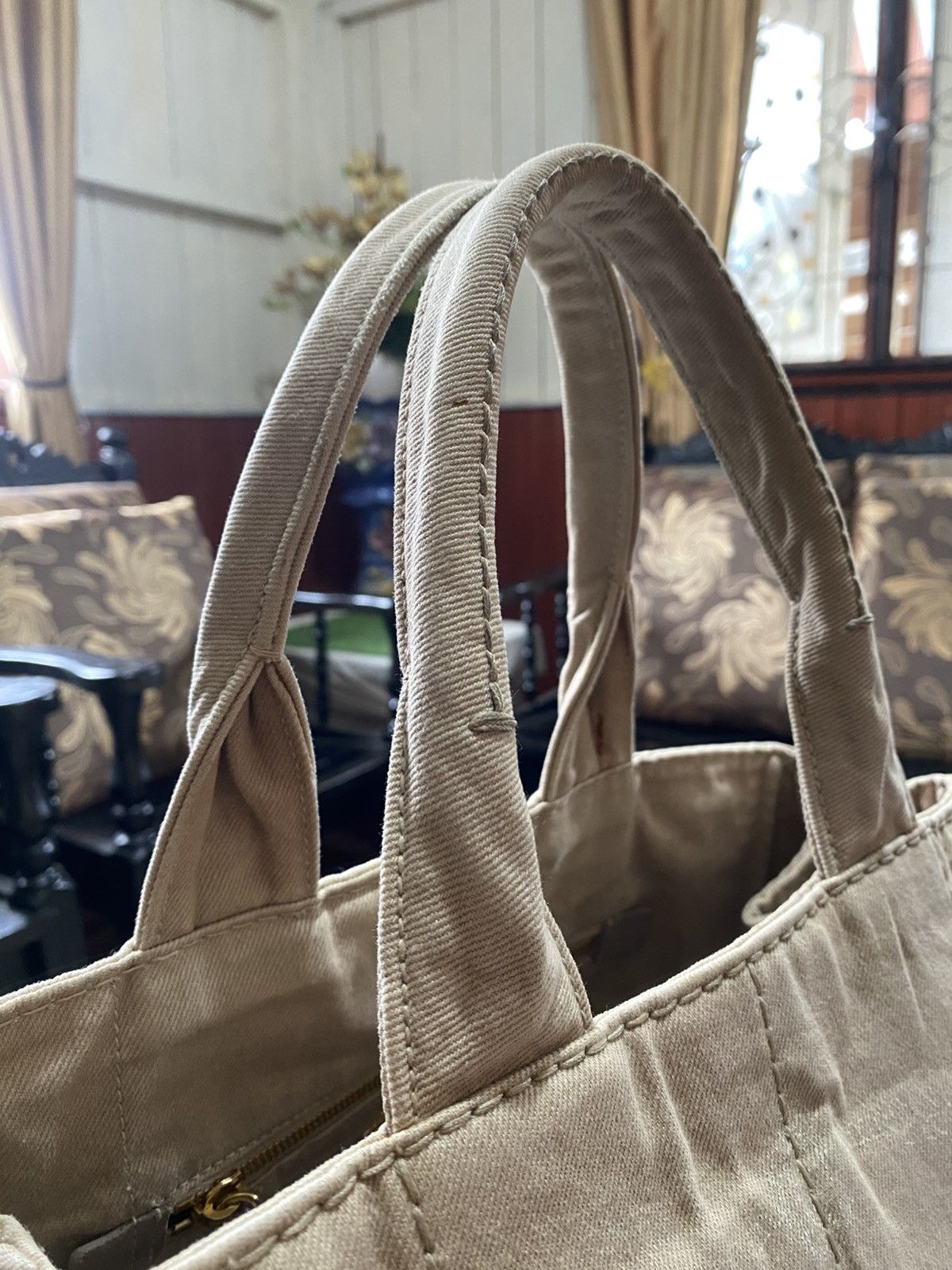 Prada Prada Canapa Tote Bags Size ONE SIZE - 6 Thumbnail