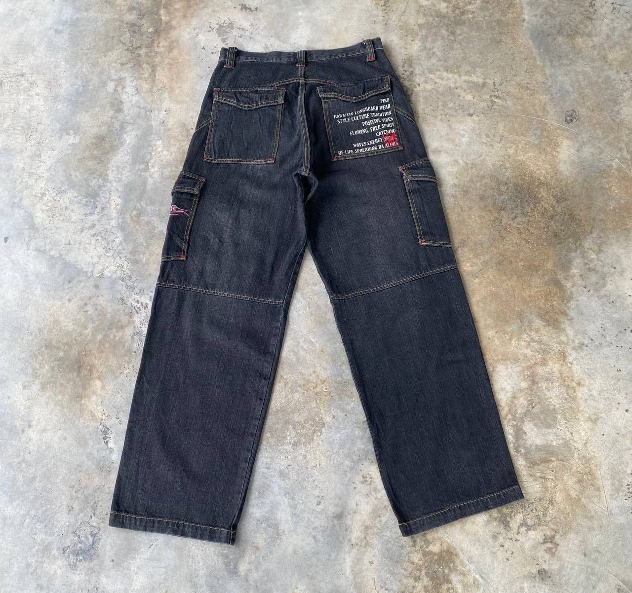 Japanese Brand BINDING OFFER🔥BAGGY Y2K PIKO LOOSE W29X30.5" JNCO STYLE Size US 29 - 6 Thumbnail