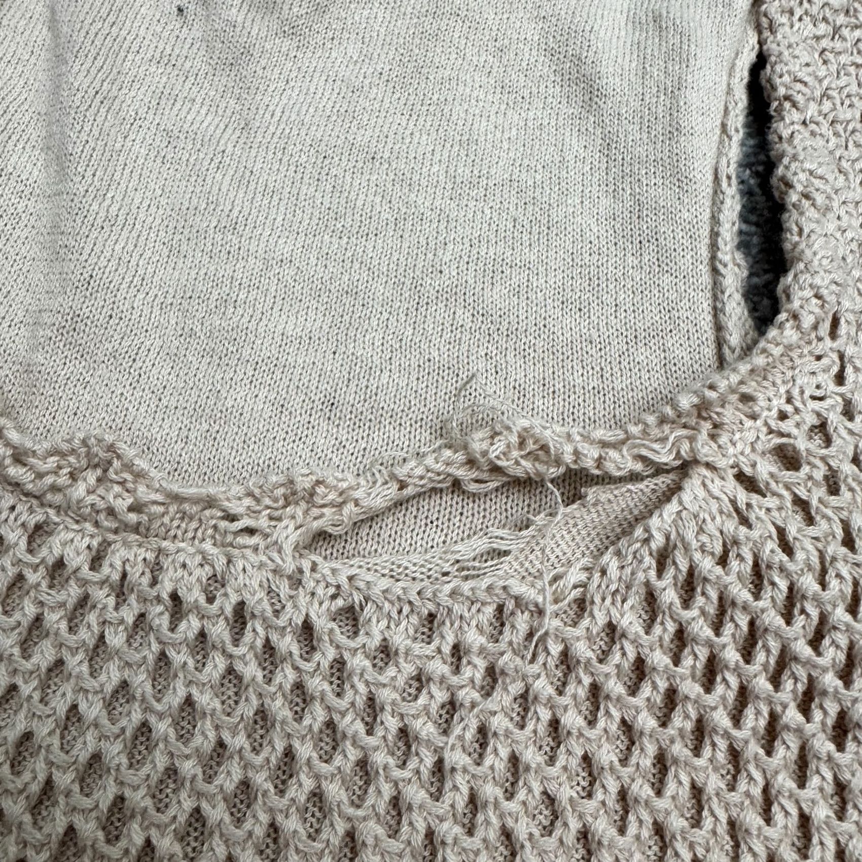 Z Supply Z Supply Ibiza Crochet Maxi Dress Womens Small Beige Beachwear Cover Up Cotton Size S / US 4 / IT 40 - 7 Thumbnail