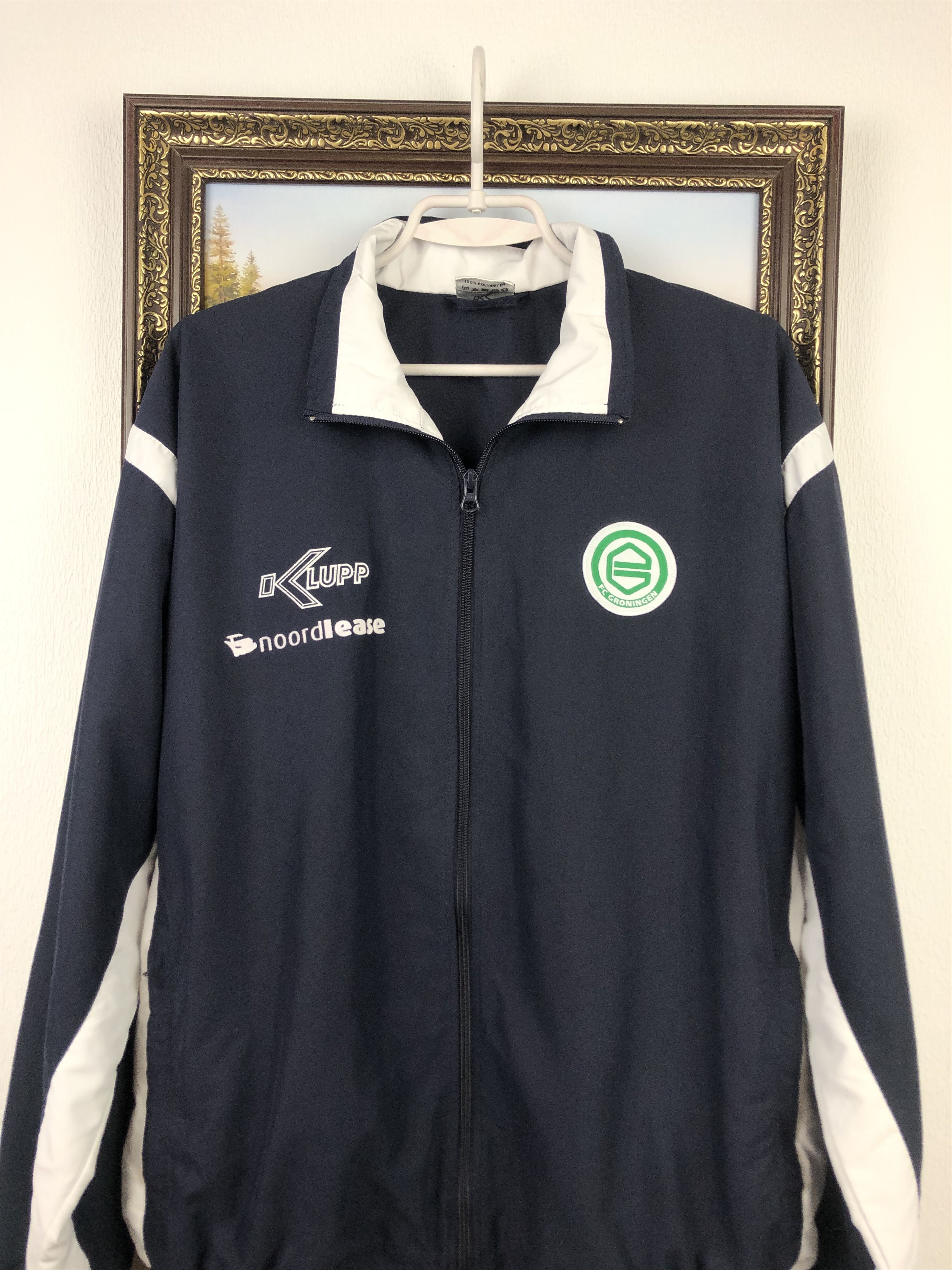 Vintage Vintage FC Groningen Football Jacket Soccer Track Top Size US L / EU 52-54 / 3 - 2 Thumbnail