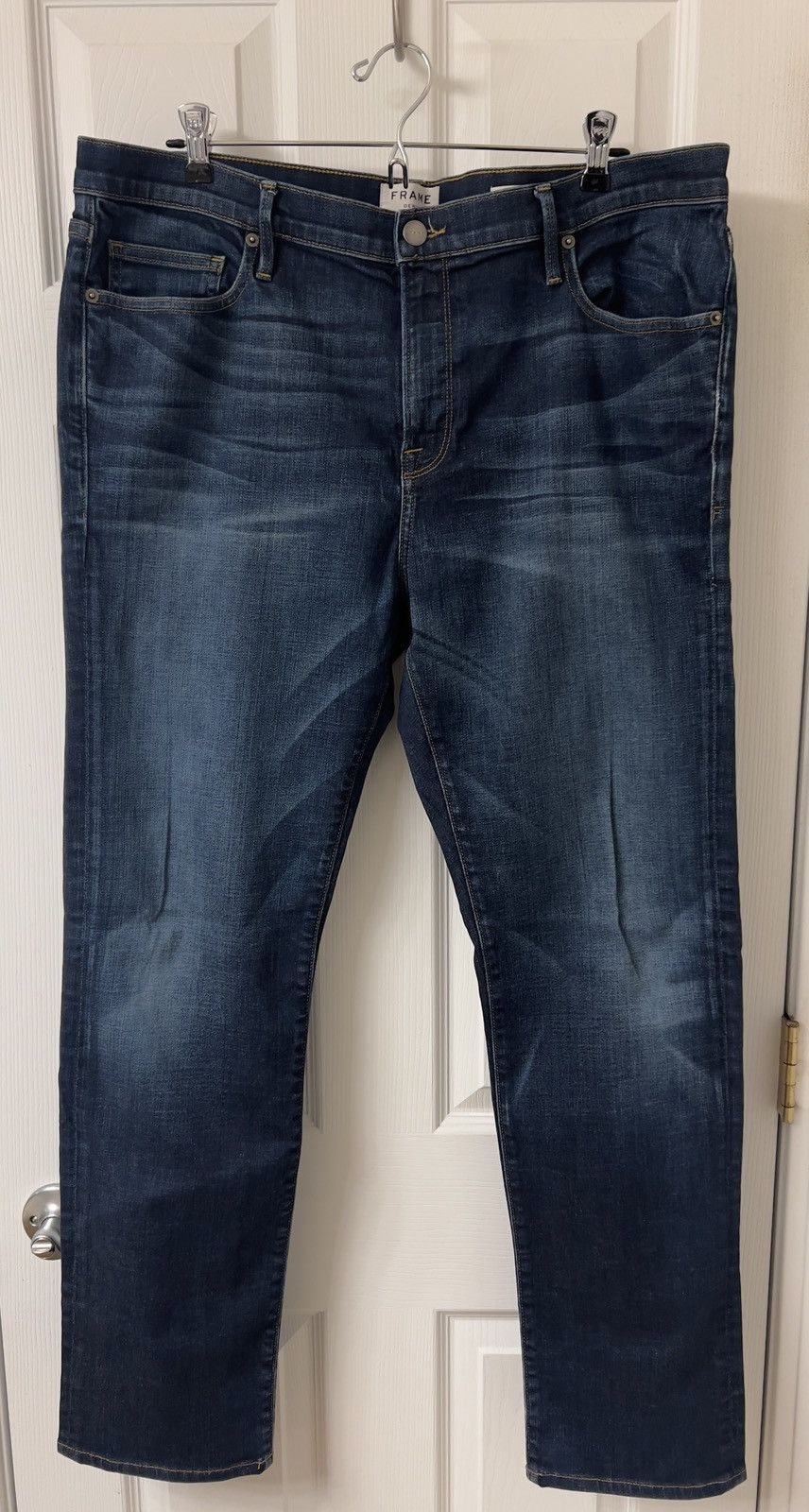 Frame Vintage Frame L’Homme Stretch Skinny Jeans 39x30 Made in USA Size US 38 / EU 54 - 1 Thumbnail