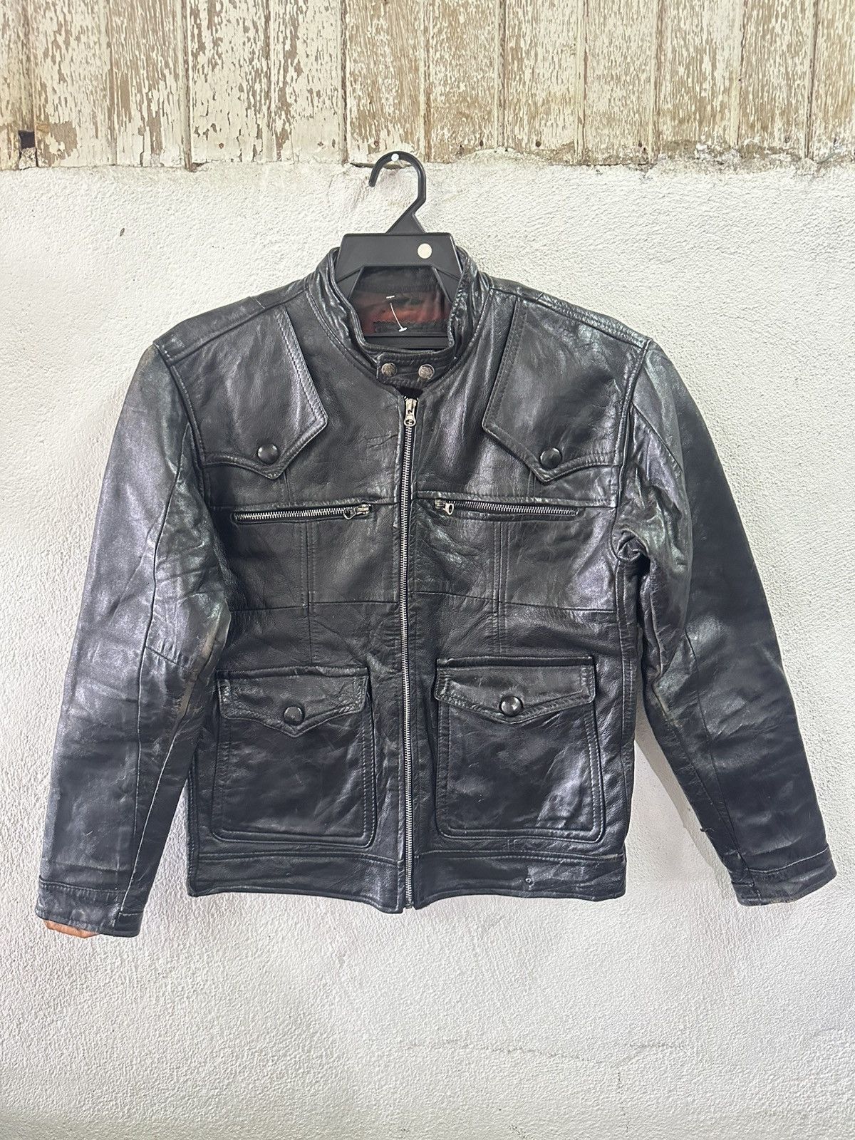 Harley Davidson × Vintage Vintage Harley Davidson Leather Jacket Size US S / EU 44-46 / 1 - 2 Thumbnail