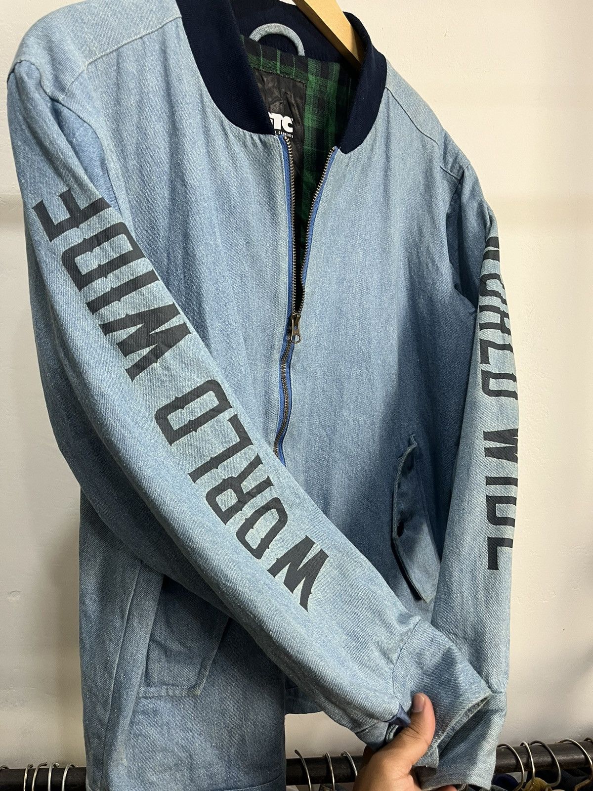 FTC Ftc Skateboarding Worldwide Denim Bomber Size US L / EU 52-54 / 3 - 5 Thumbnail
