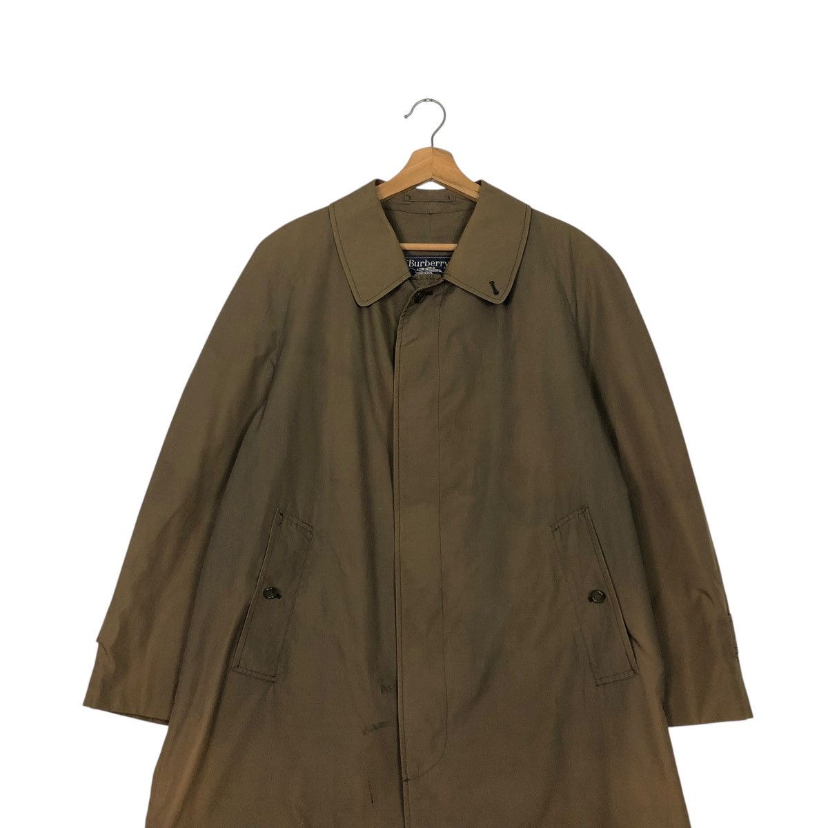 Burberry 🔥VINTAGE LONG JACKET BURBERRYS MADE IN ENGLAND RICH BROWN Size US M / EU 48-50 / 2 - 6 Thumbnail