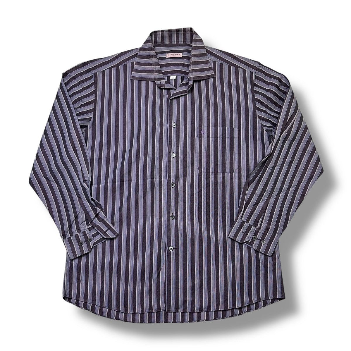 Givenchy Givenchy Men Striped long sleeve button ups shirt Size US L / EU 52-54 / 3 - 1 Thumbnail