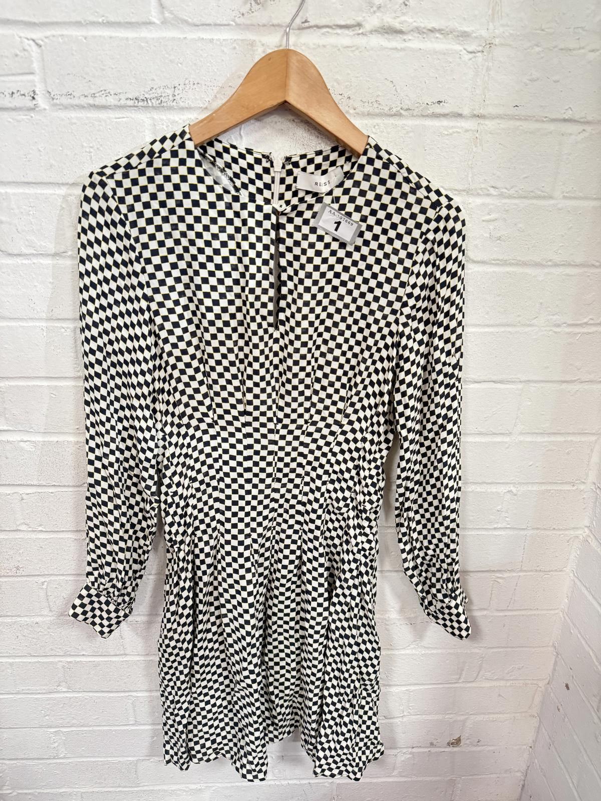 Reiss Reiss Edna-LS Check Print Dress UK8 / US4 Size M / US 6-8 / IT 42-44 - 1 Thumbnail