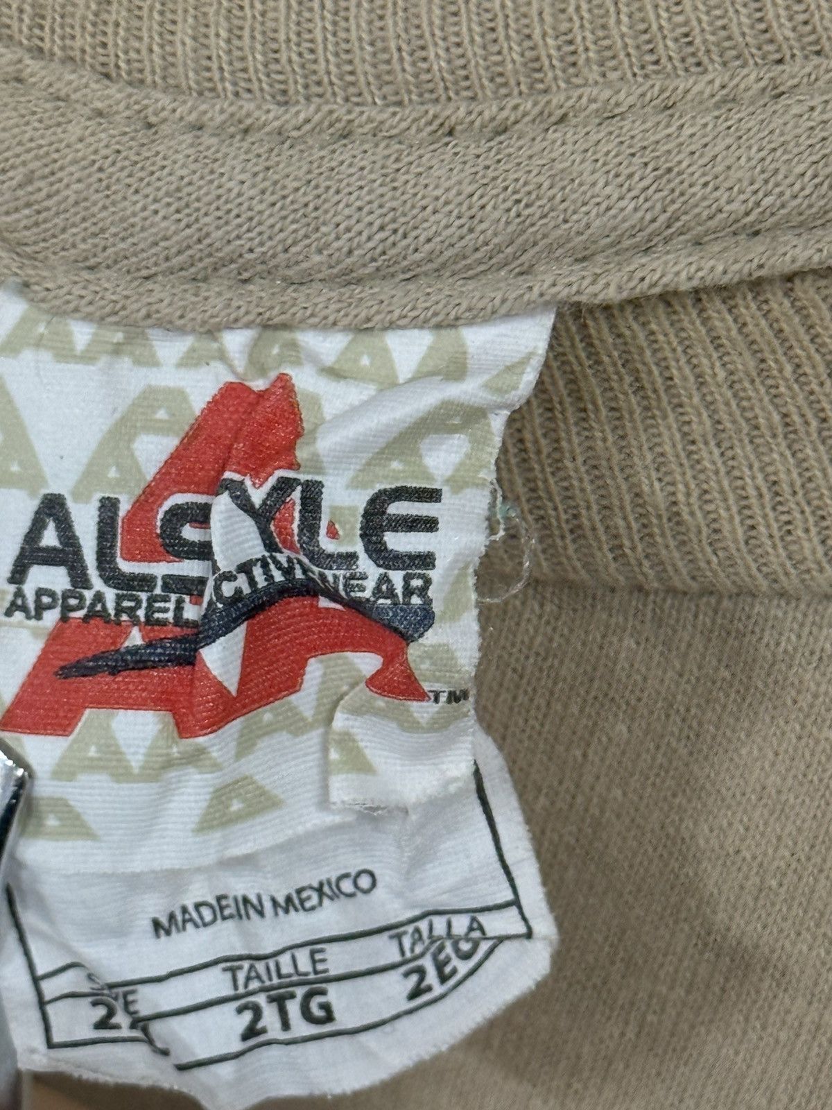 Vintage Da North Shore Hawaii Alstyle Beige Sand Logo Tee 2XL XXL Size US XXL / EU 58 / 5 - 4 Thumbnail