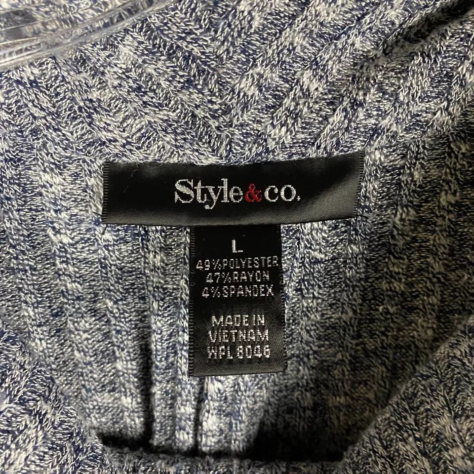 Style & Co Style & Co Sweater Women's Large Polyester Blend Knitted L Size L / US 10 / IT 46 - 3 Thumbnail