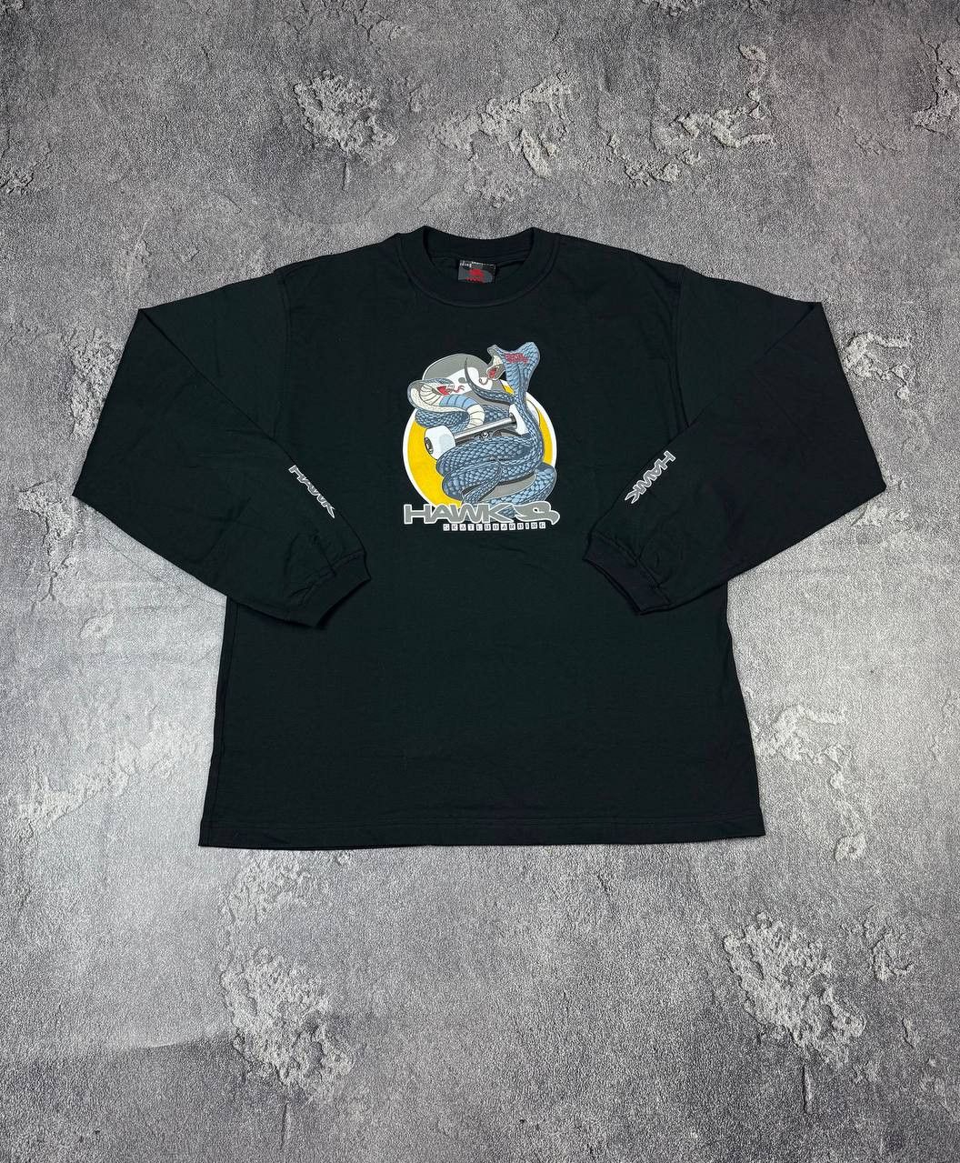 Polar Skate Co. Y2K Tony Hawk 3D Logo Snake Print 2000s Streetwear Size US XL / EU 56 / 4 - 1 Thumbnail