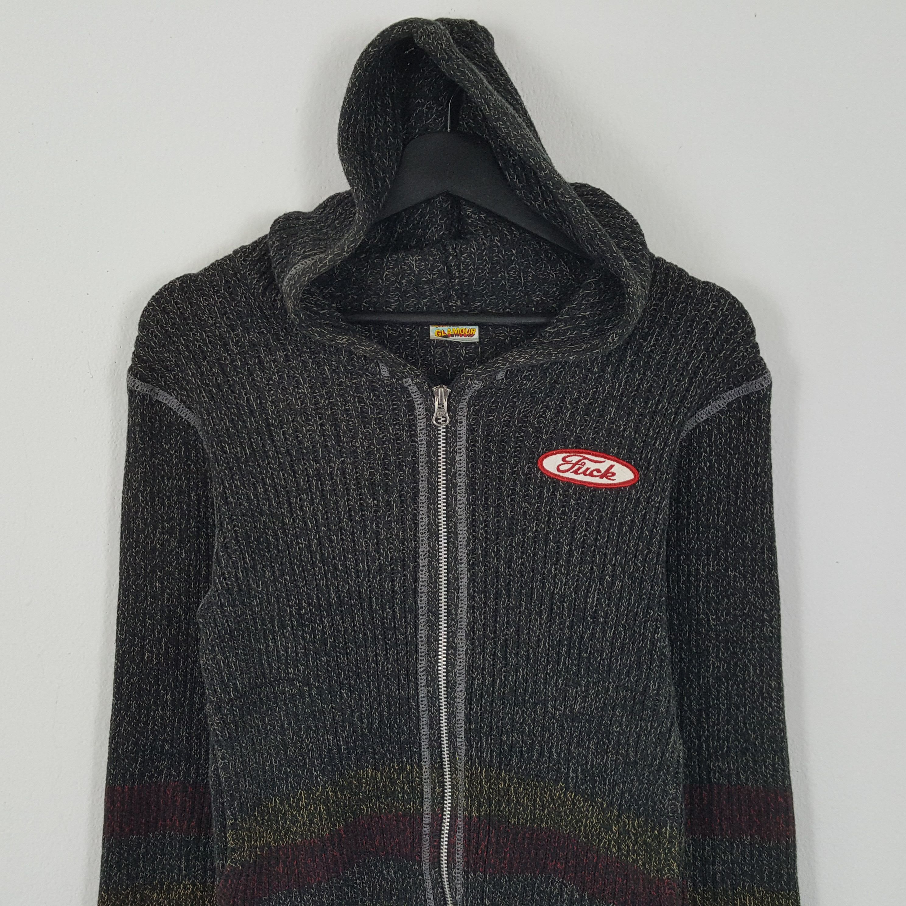 Hysteric Glamour × Japanese Brand × Vintage HYSTERIC GLAMOUR Streetwear Custom Art Zipper Hoodies Size XXS / US 00 / IT 34 - 4 Thumbnail