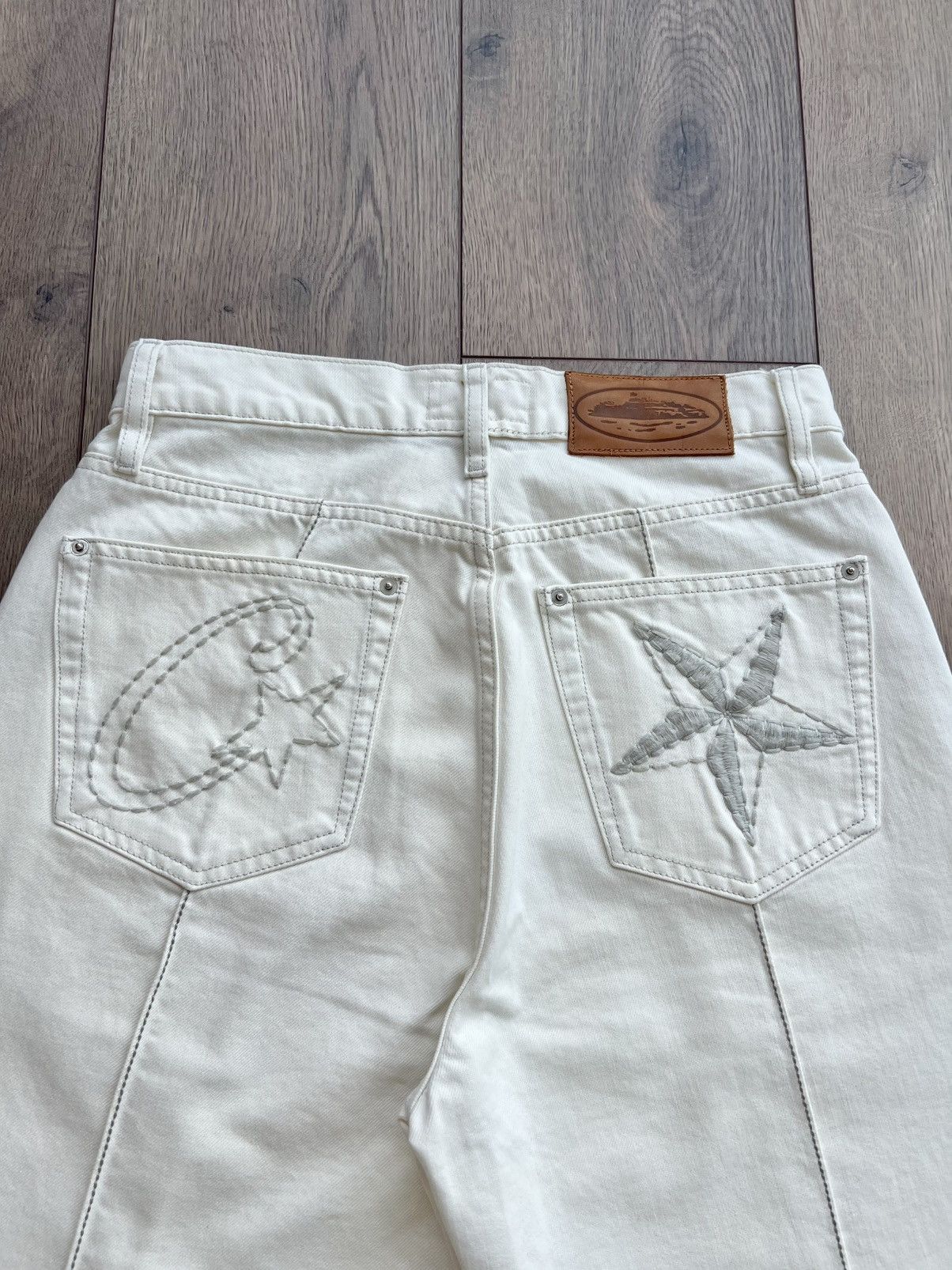 Corteiz Corteiz C-Star Denim Jorts Natural XS Size US 28 / EU 44 - 5 Thumbnail