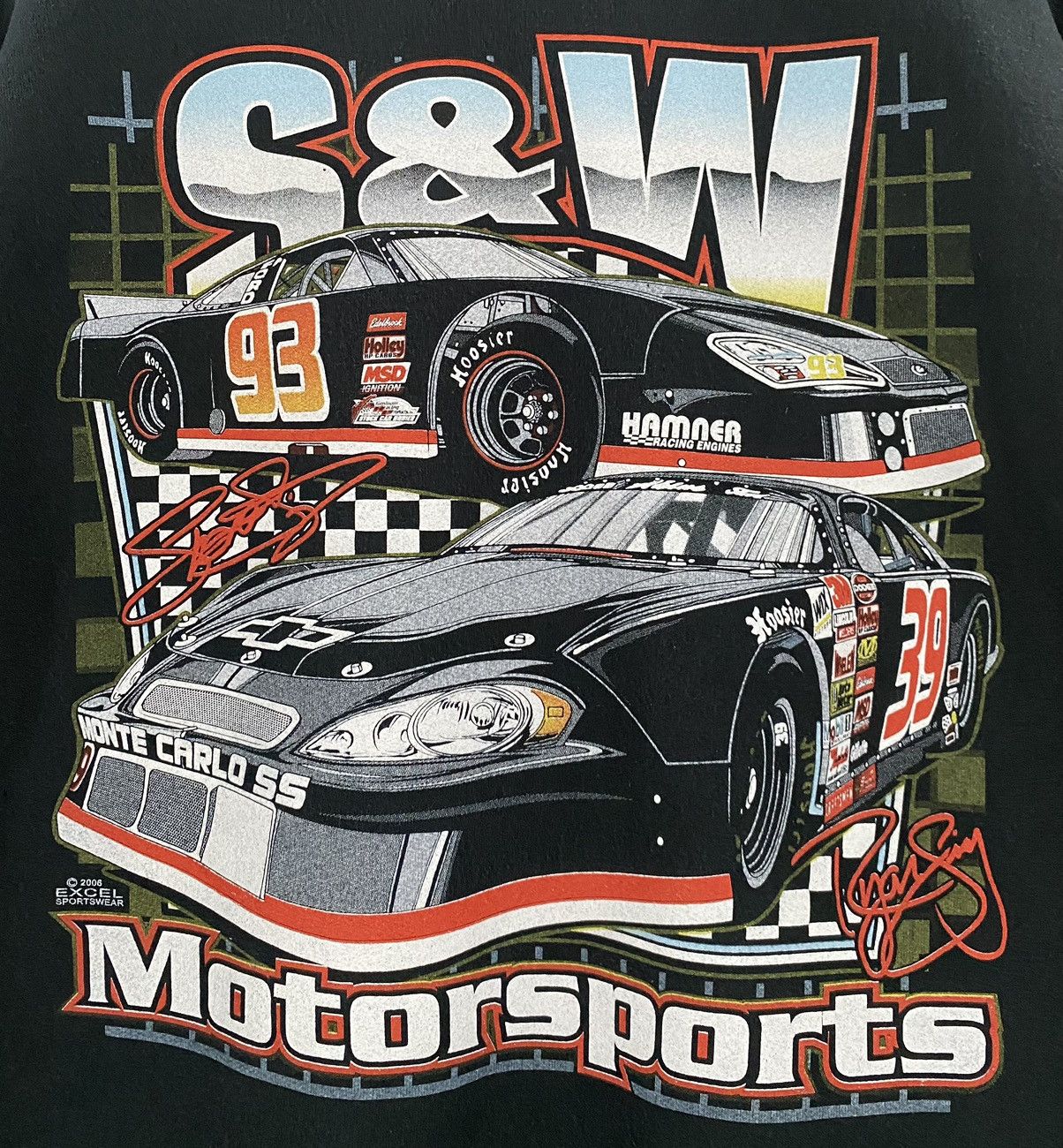 Vintage 2006 Motorsports Racing Monte Carlo SS Sweatshirt Size US M / EU 48-50 / 2 - 2 Thumbnail