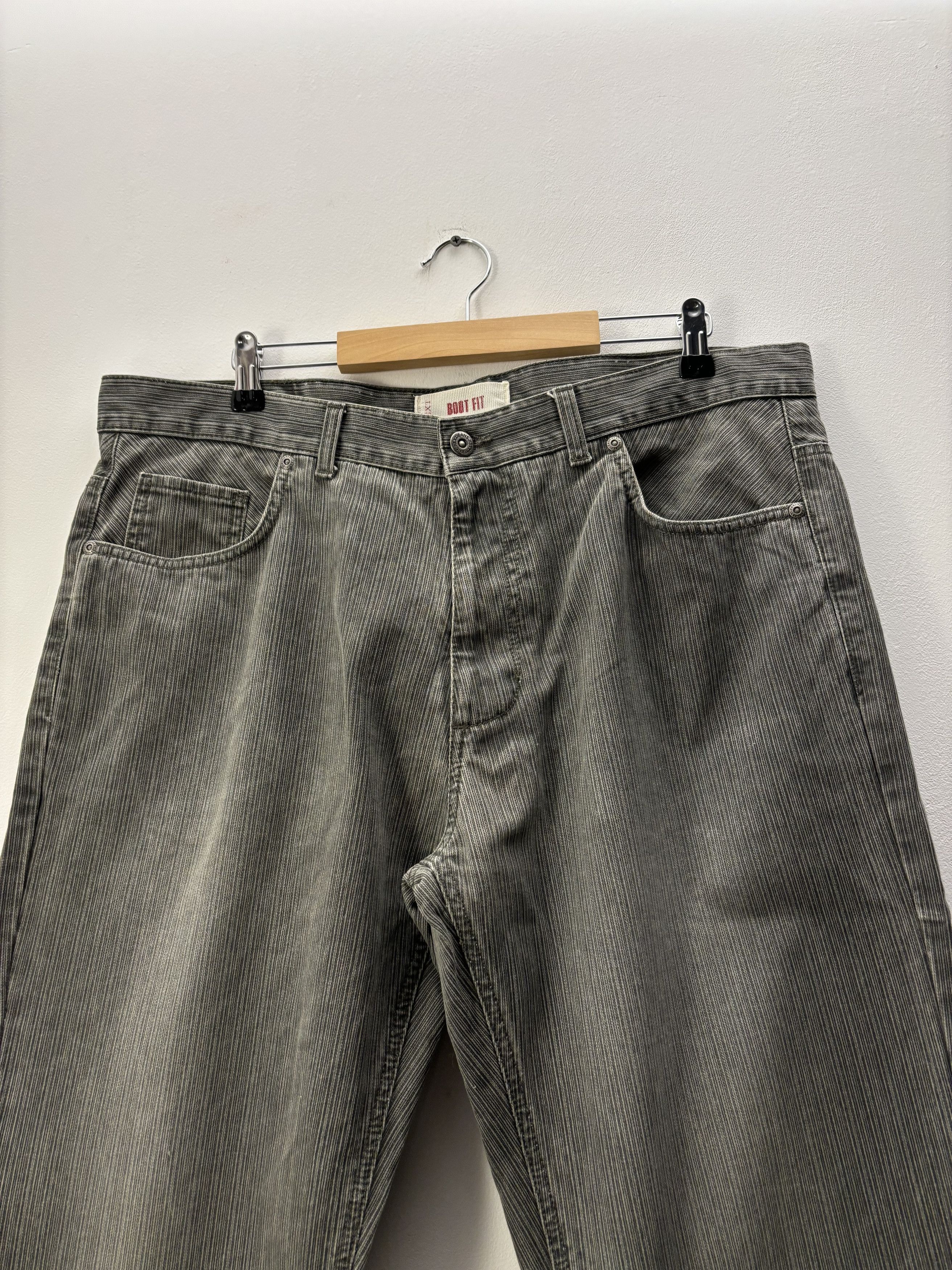 Vintage Vintage Stripped Denim Straight Pants Size US 36 / EU 52 - 3 Thumbnail