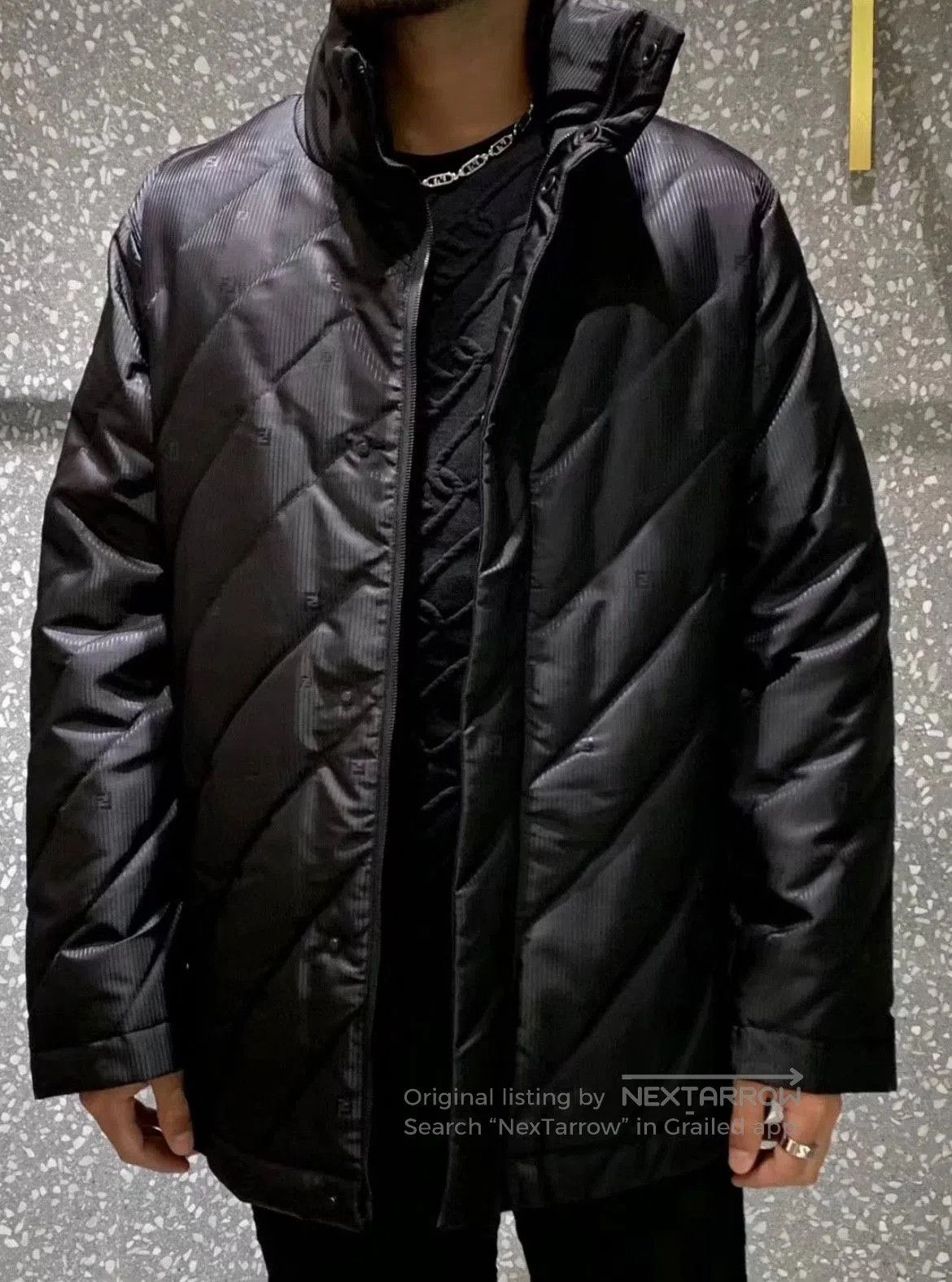 Fendi Fendi Black Down Jacket Size 52. Size US L / EU 52-54 / 3 - 9 Thumbnail