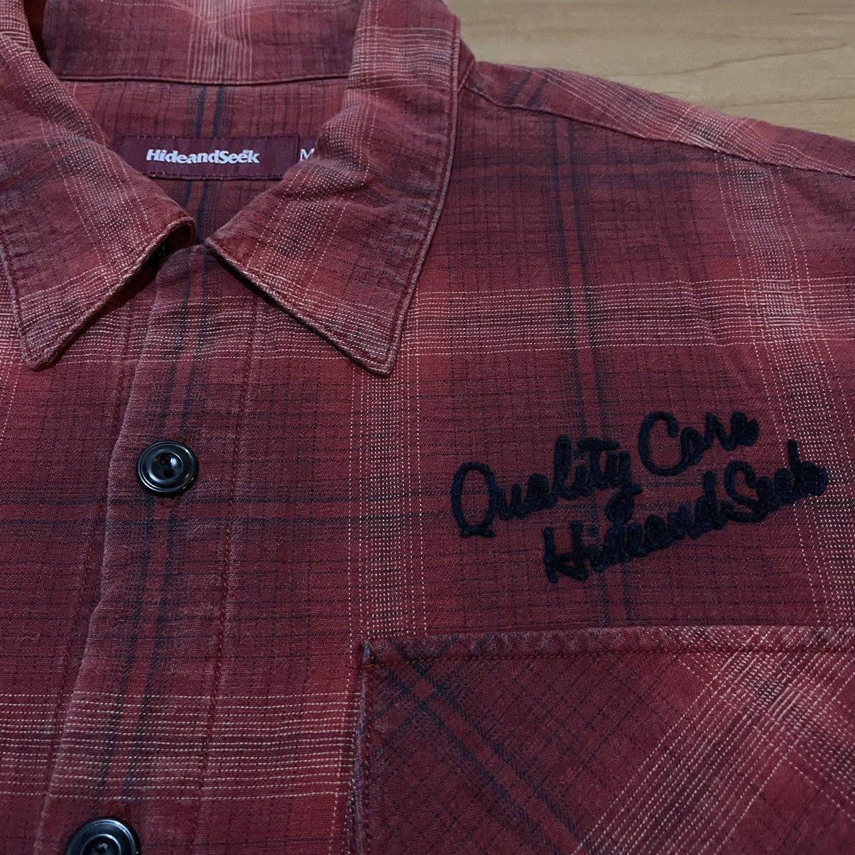 Japanese Brand Hide and seek flannel shirt Size US M / EU 48-50 / 2 - 2 Thumbnail