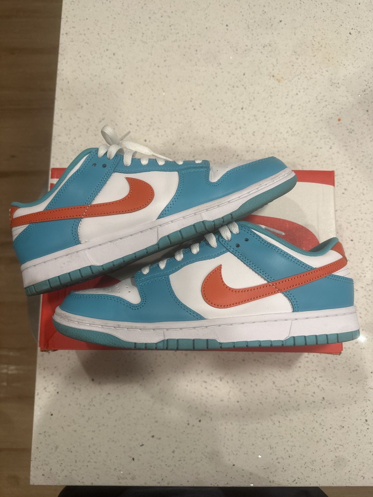 Nike Nike Dunk Low “Miami Dolphins” Size US 9 / EU 42 - 6 Thumbnail