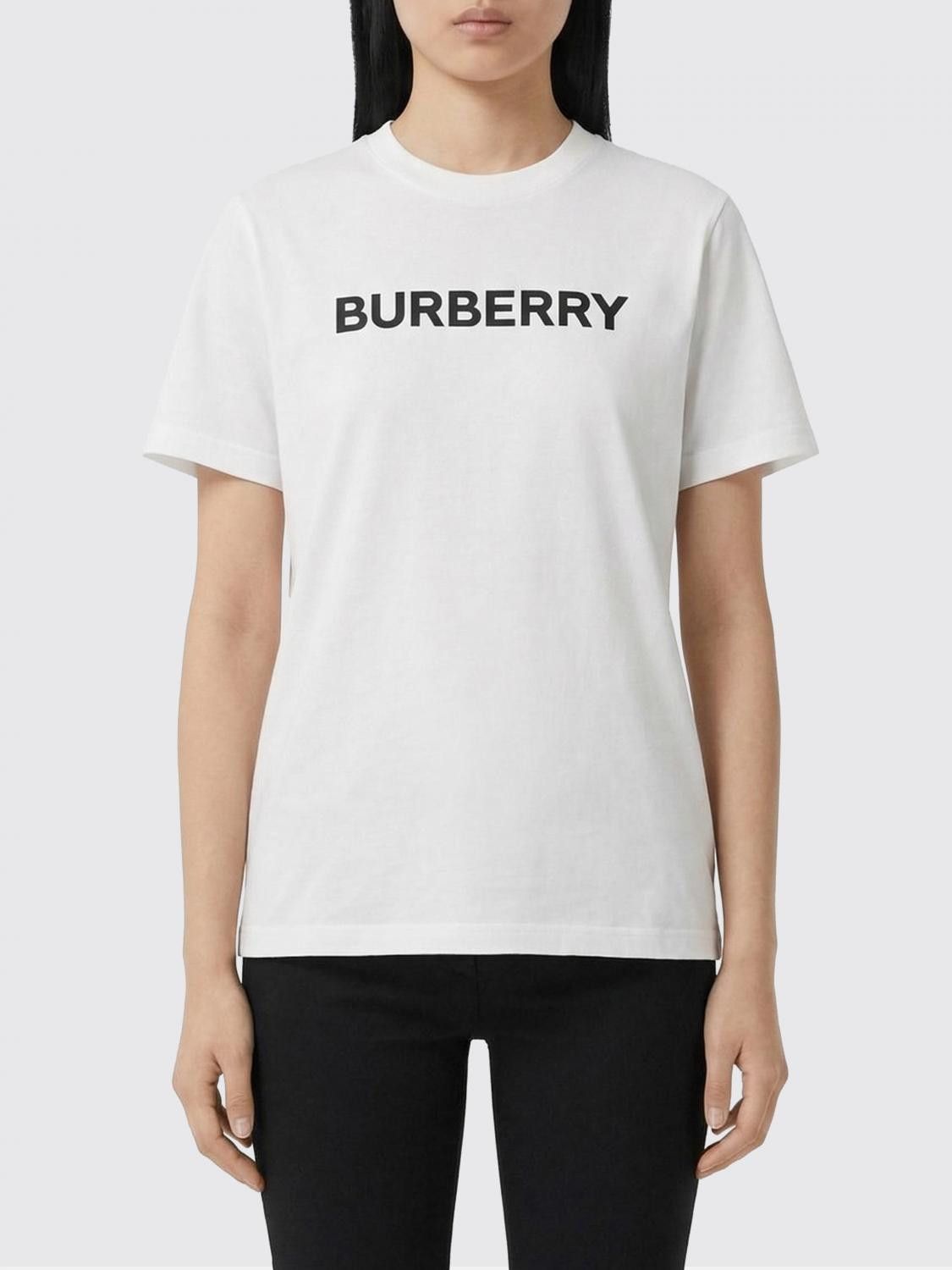 Burberry Burberry T-Shirt Woman White Size XXS / US 00 / IT 34 - 1 Thumbnail