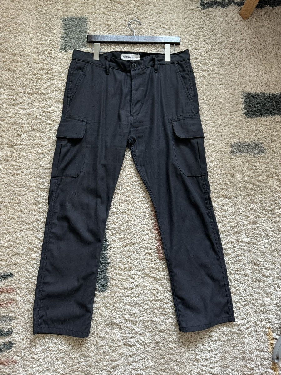 image of 3Sixteen Cargo Pant ~ Black Back Satin, Men's (Size 33)