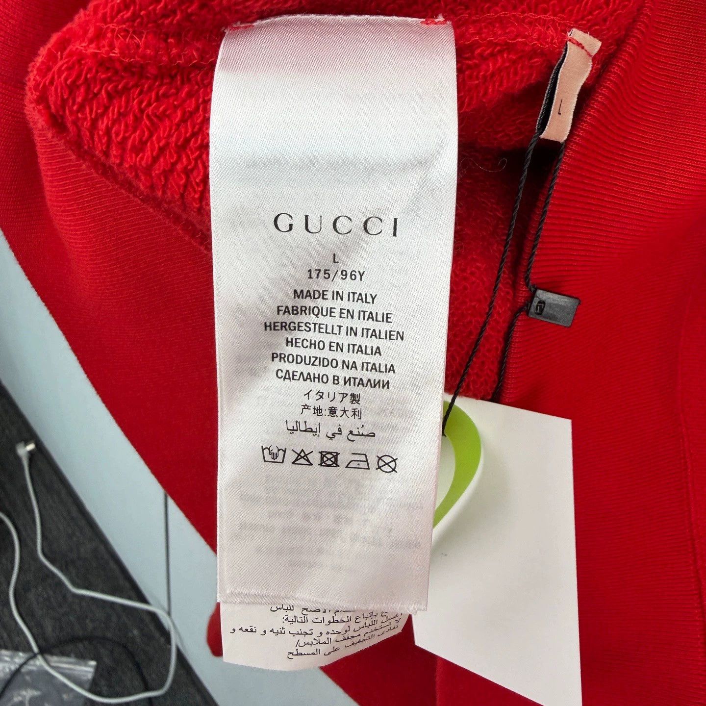 Gucci tt0185 Gucci Red Sweatshirt Size L / US 10 / IT 46 - 4 Thumbnail