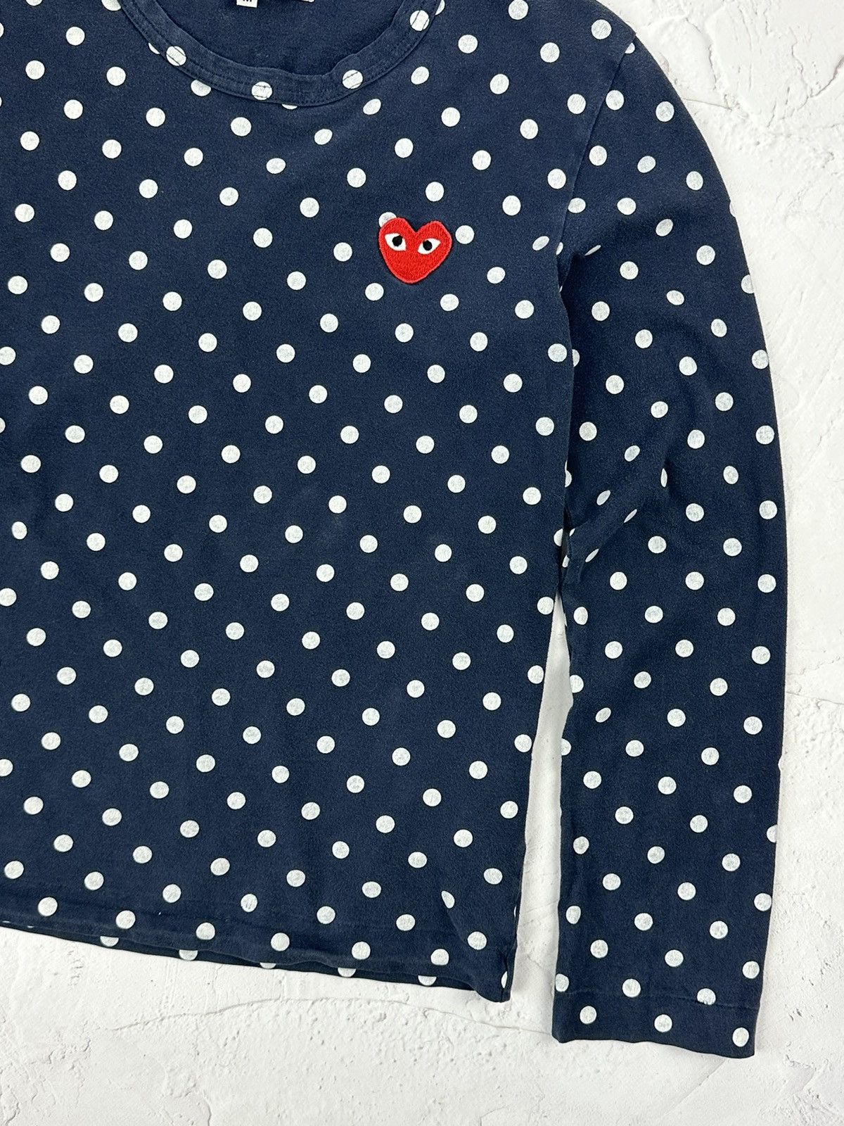 Comme des Garcons Comme des Garcons Play Blue Long Sleeve Size M / US 6-8 / IT 42-44 - 2 Thumbnail